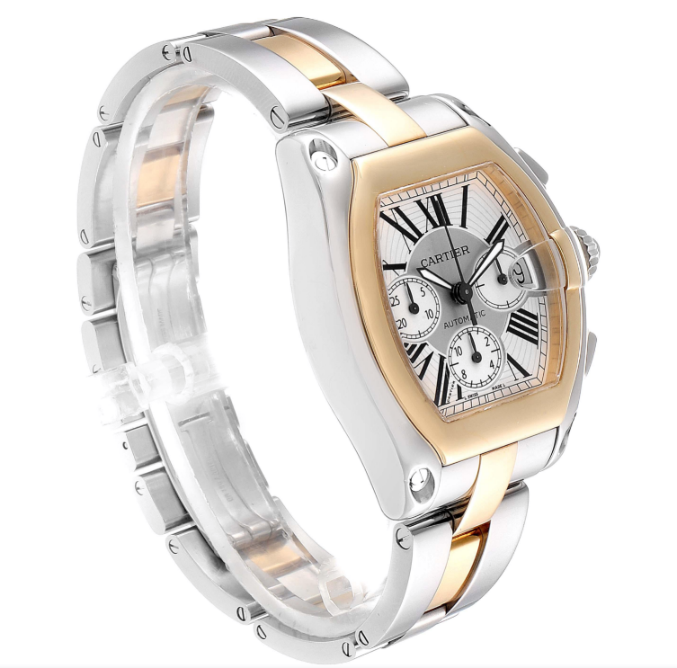 Cartier Roadster 18K Yellow Gold Men's Luxury Watch - Perfect for Business, Formal Events & Special Occasions