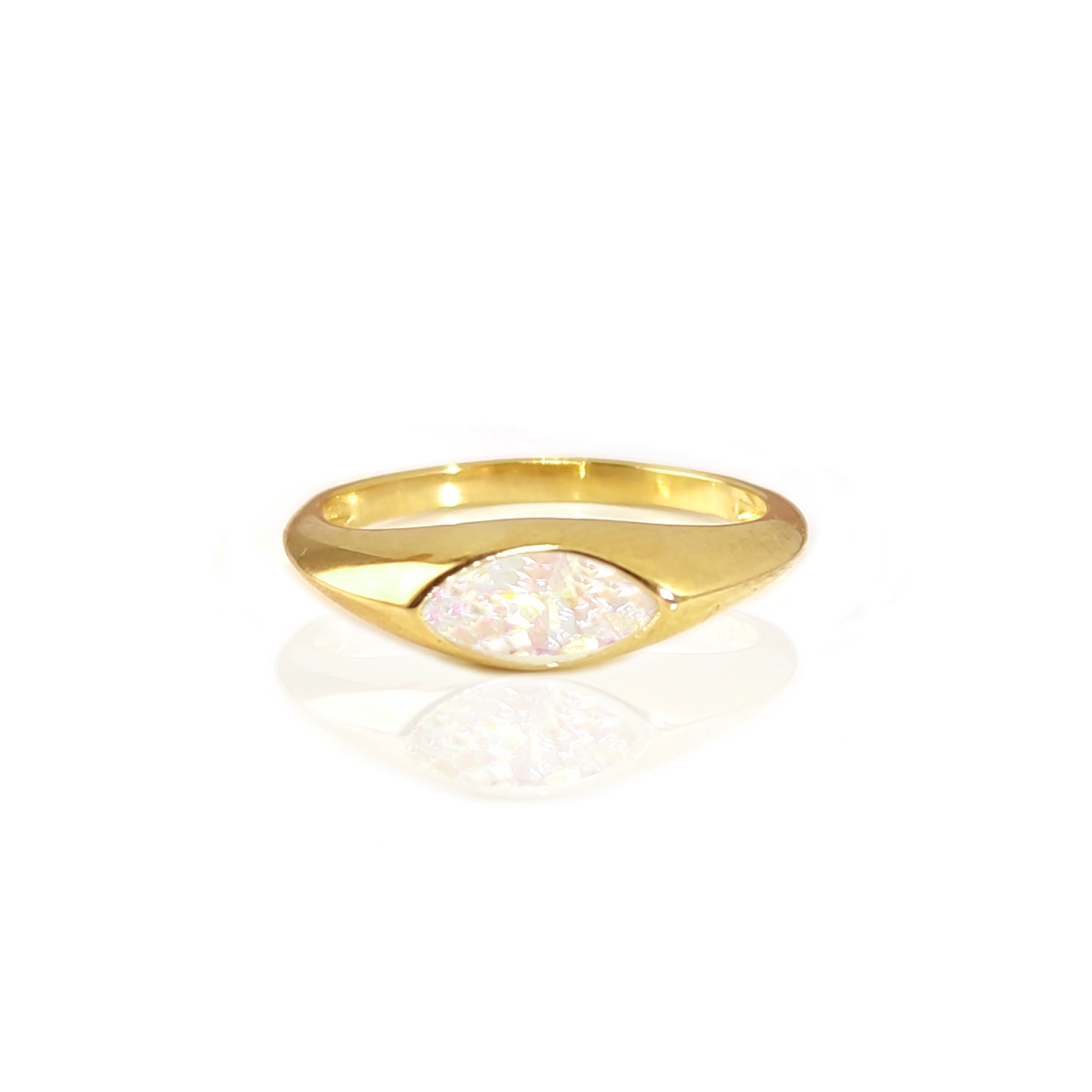 Eternal Embrace Memorial Ashes Ring - Keepsake Jewelry for Loved Ones - Perfect for Remembrance, Memorial Services & Everyday Wear