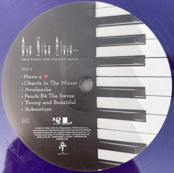 Prince - One Nite Alone... (Limited Edition Reissue LP Album) - Near Mint (NM/M) Condition - Perfect for Vinyl Collectors & Music Enthusiasts