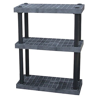 Dura-Shelf Adjustable Plastic Shelving Unit - 36