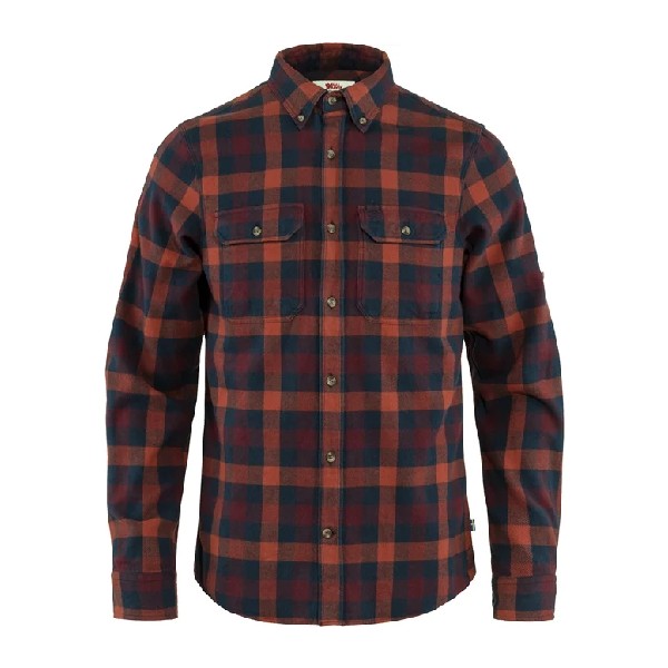 Fjallraven Skog Shirt for Men - Durable Outdoor Casual Button-Up Shirt - Perfect for Hiking, Camping & Everyday Wear