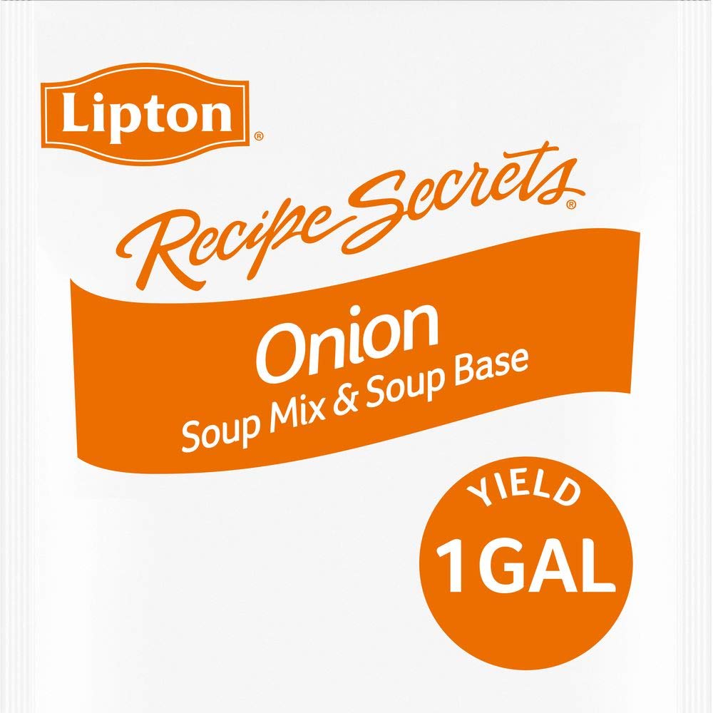 Lipton Onion Soup Mix 5.7 oz (Pack of 12) - 0g Trans Fat, Gluten Free, All Natural Seasoning for Soups, Dips & Recipes - Perfect for Cooking, Baking & Party Appetizers