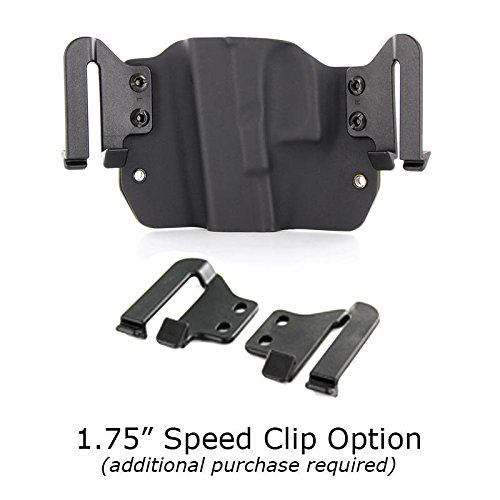 Premium Black Carbon Fiber OWB Holster for Stoeger STR-9SC - Left Hand Draw - Perfect for Concealed Carry & Tactical Training
