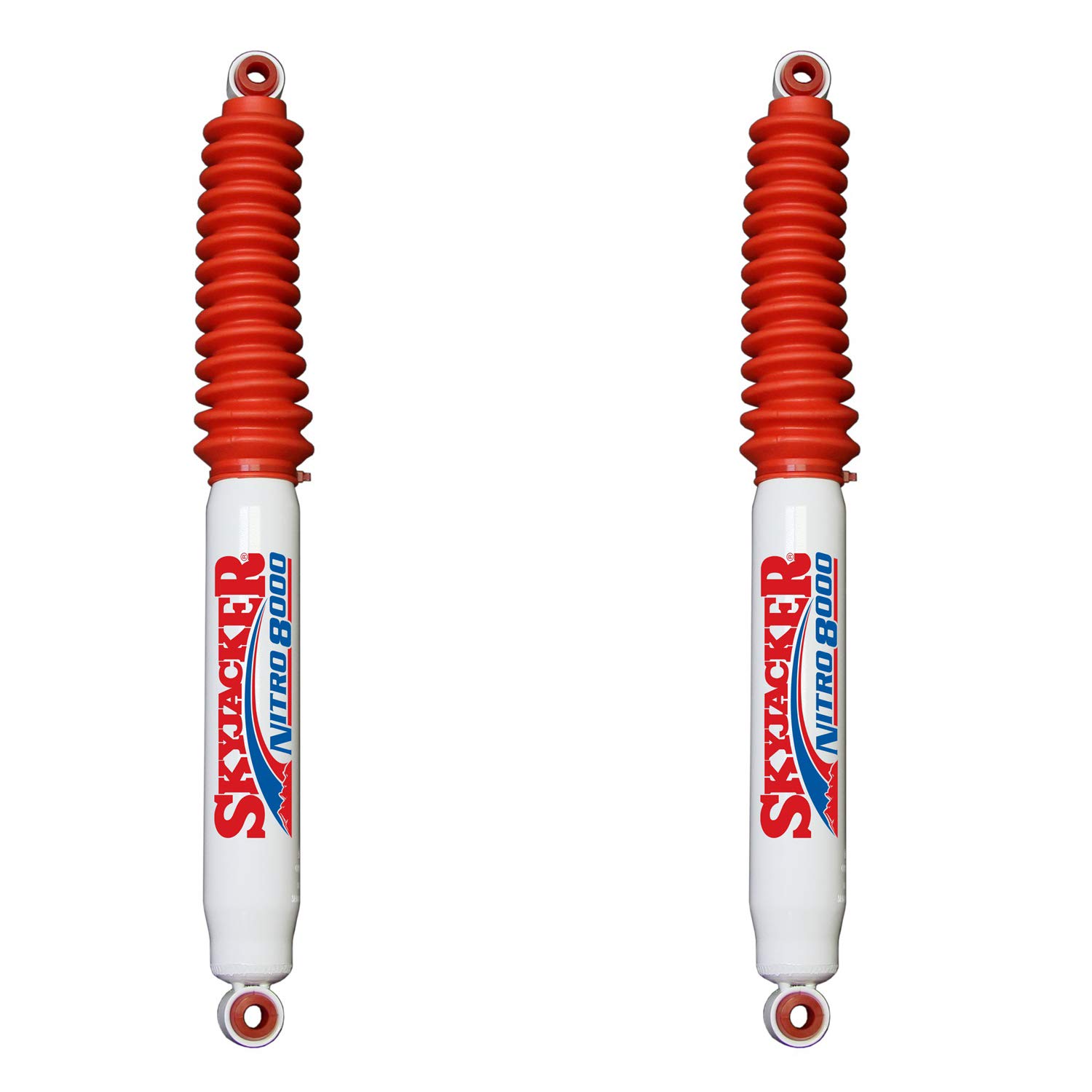 Skyjacker N8000 Gas Shocks Rear Pair for 1995-2004 Toyota Tacoma 4WD with 2-4 Inch Lift - Heavy Duty Off-Road Suspension Upgrade for Rough Terrain & Towing