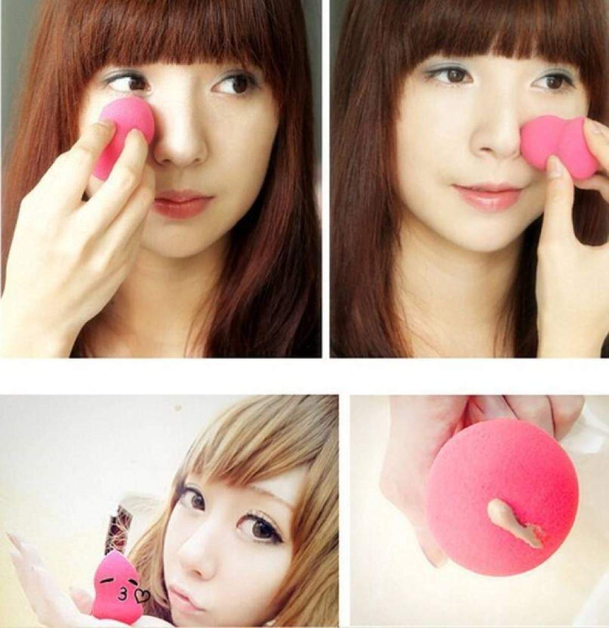ENIVO Professional Makeup Sponge Blender - Soft Beauty Sponge for Flawless Foundation & Concealer Application - Pack of 2 - Perfect for Daily Makeup & On-The-Go Touch Ups