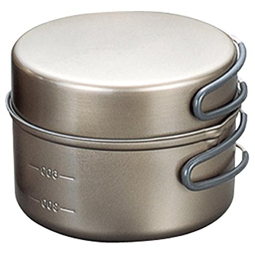 EVERNEW Titanium Non-Stick DX Pot and Fry Pan Set - Lightweight Durable Cookware for Camping, Backpacking & Outdoor Adventures