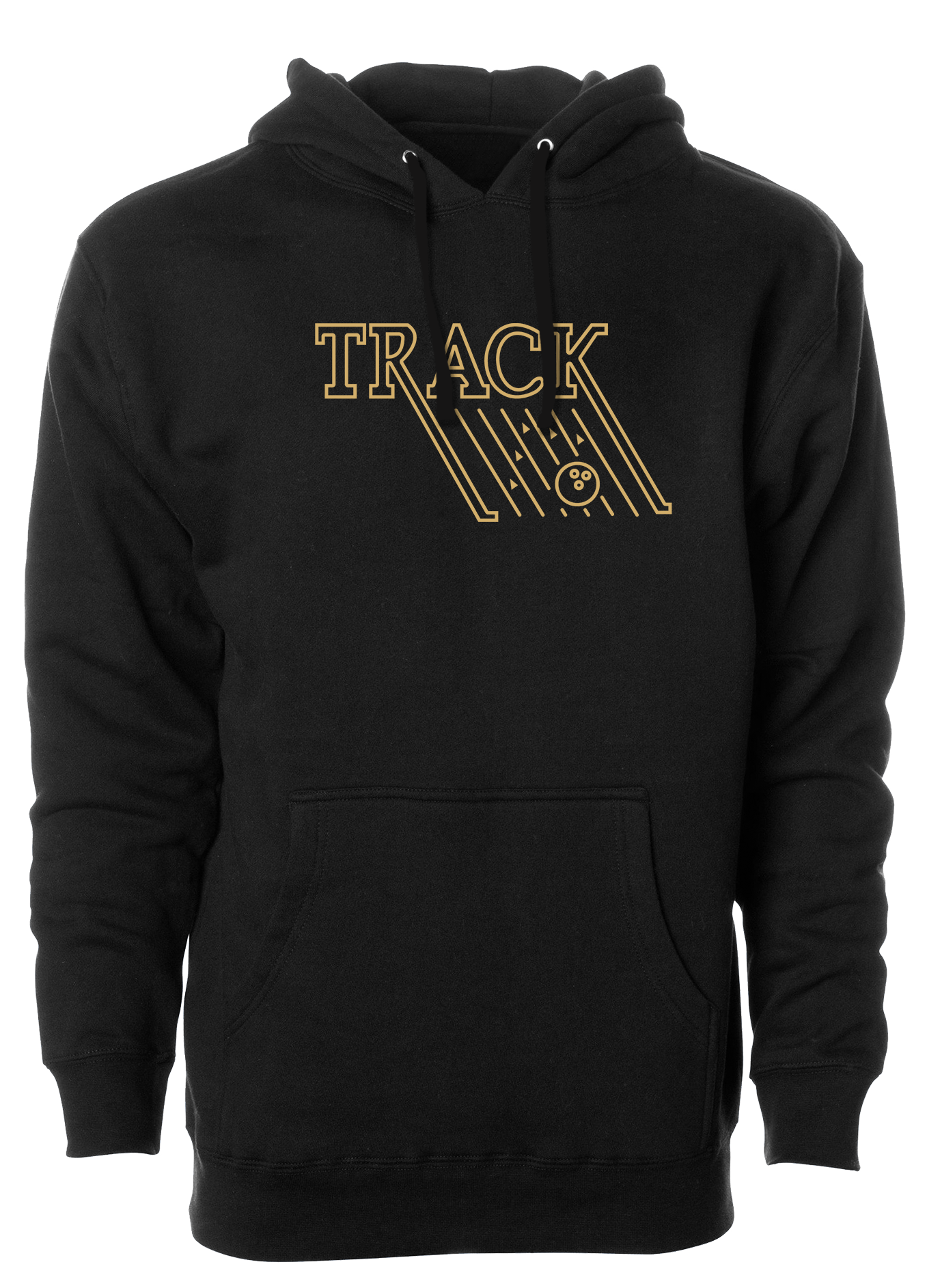 Vintage Track Bowling Hoodie - Retro Style Pullover Sweatshirt for Men & Women - Perfect for Bowling Leagues, Casual Wear, and Street Fashion