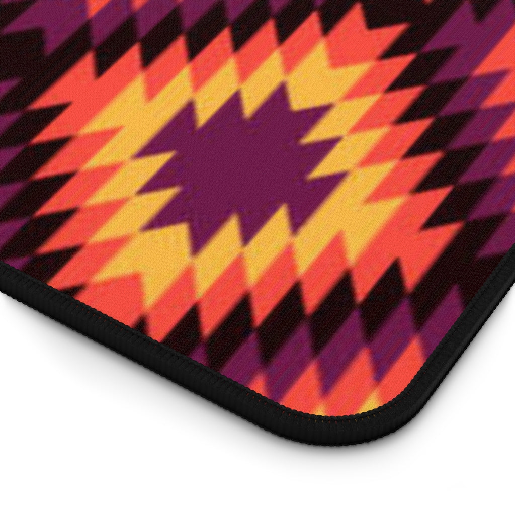 Boho Southwestern Sedona Sunset Large Desk Mat - Extra Large Mouse Pad & Desk Accessory (3 Sizes) for Home Office, Gaming & Workspace Decor