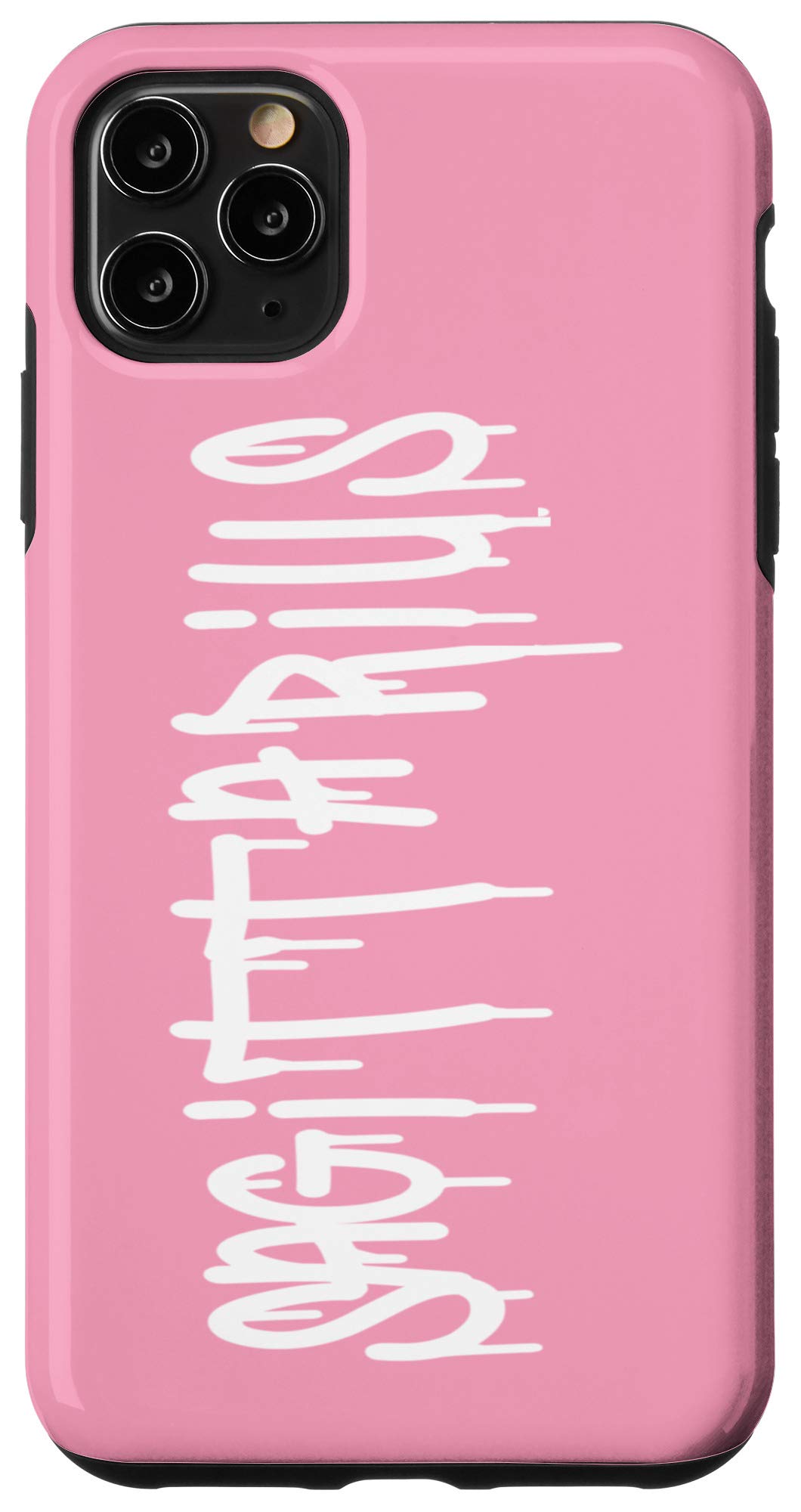 Sagittarius Horoscope iPhone 11 Pro Max Case - Peach Pink Pastel Protective Cover for Women & Girls | Perfect for Daily Use, Travel & Gift Giving