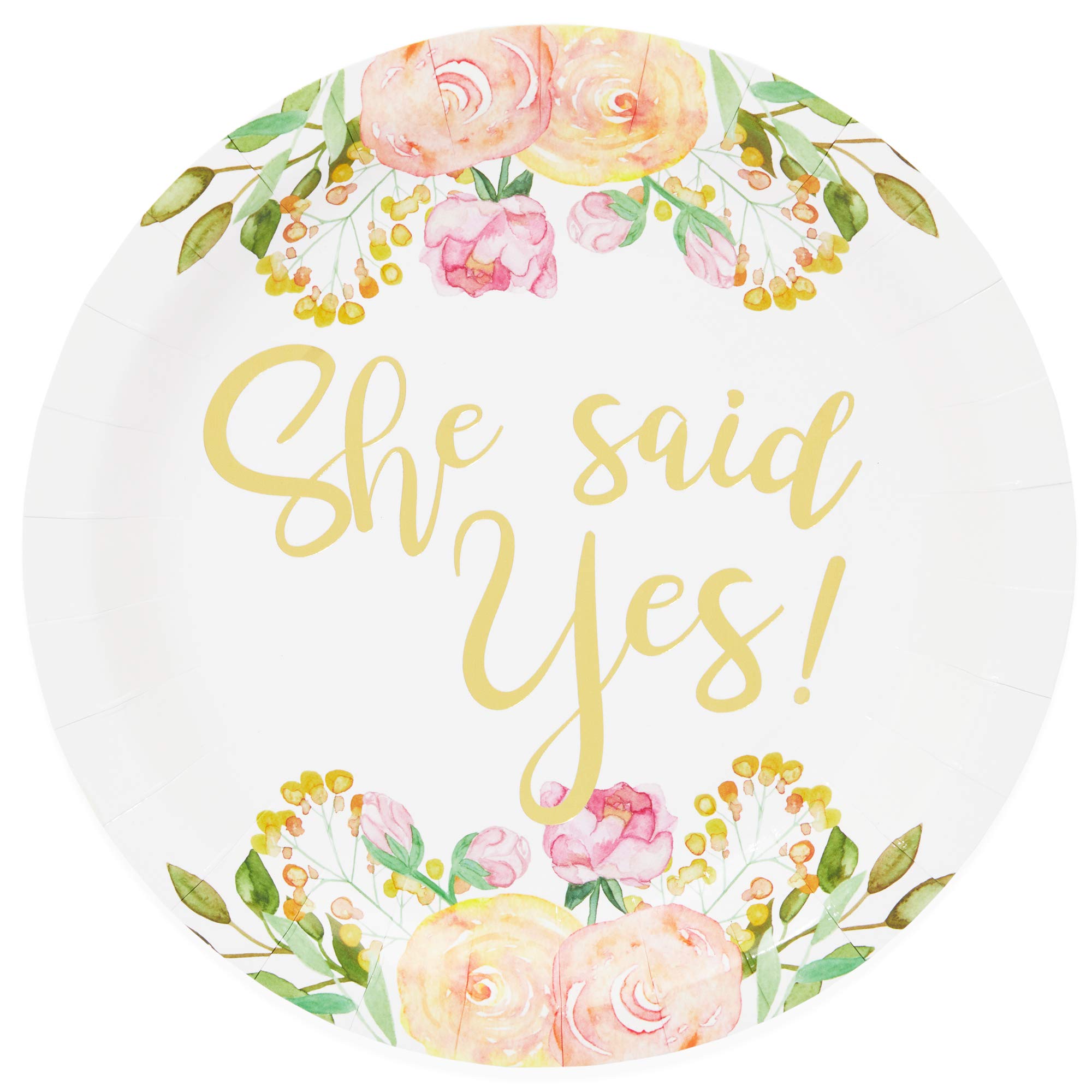 Sparkle and Bash Bridal Party Pack - 146-Piece Wedding Tableware Set (24 Guests) with Disposable Plates, Napkins, Cups, Cutlery, Banner & Plastic Tablecloth - Perfect for Bridal Showers, Bachelorette Parties & Wedding Receptions