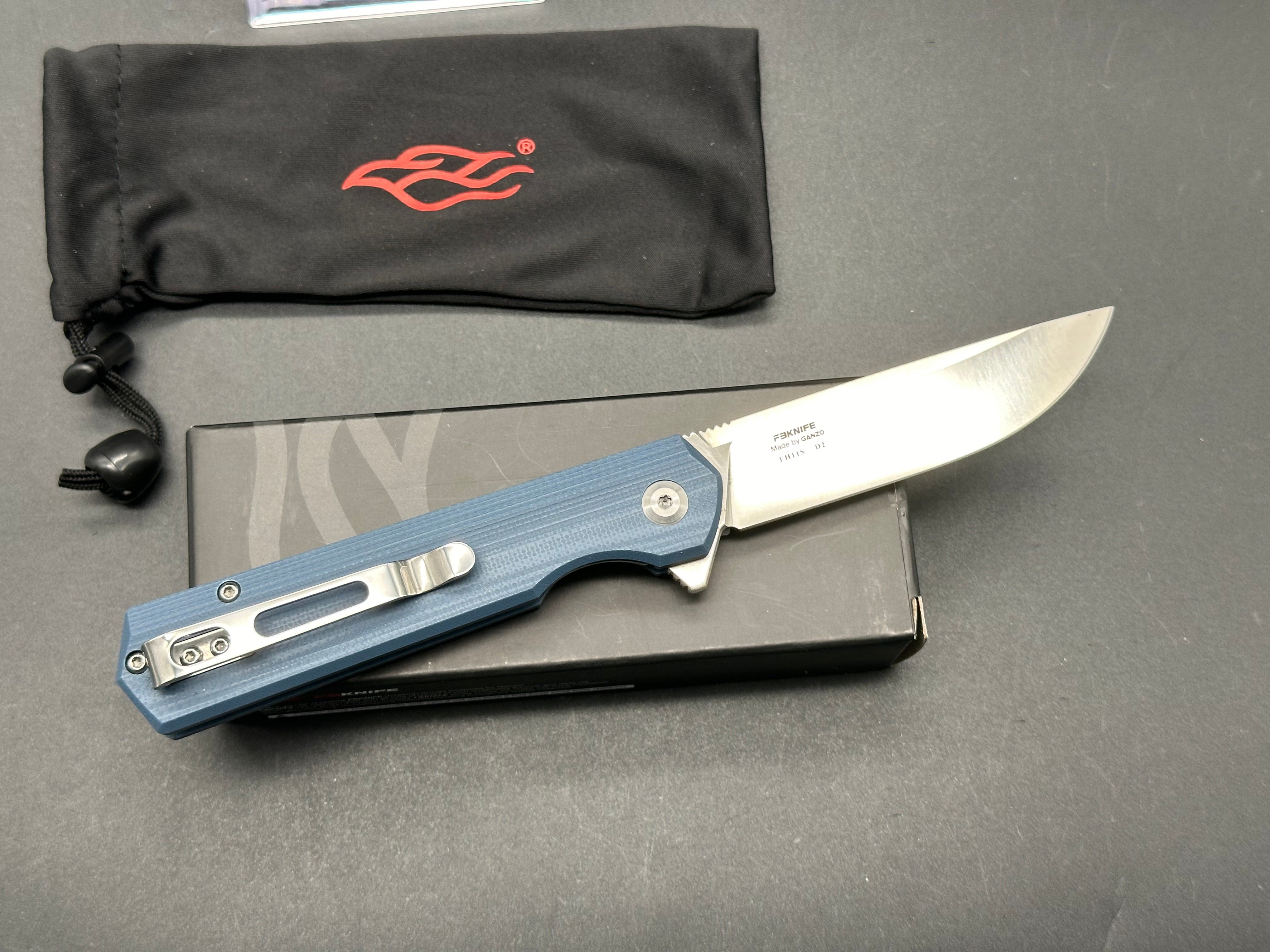 Ganzo Firebird Folding Knife Set - 3-Piece High-Quality EDC Pocket Knives Bundle for Outdoor Camping, Hiking & Survival Gear