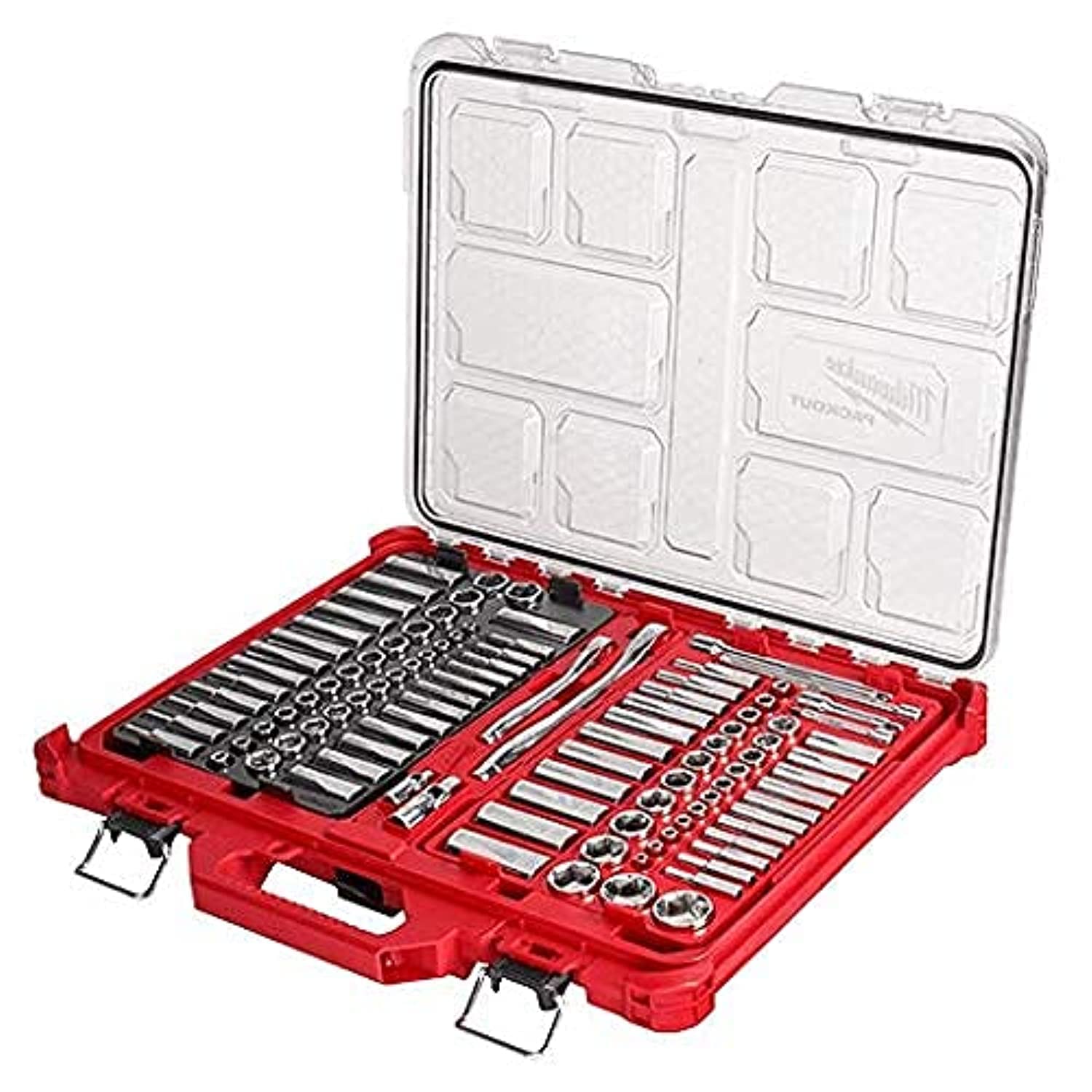 Milwaukee 106-Piece Ratchet & Socket Set (48-22-9486) - Professional Grade Tool Kit for Automotive Repair, DIY Projects & Home Maintenance
