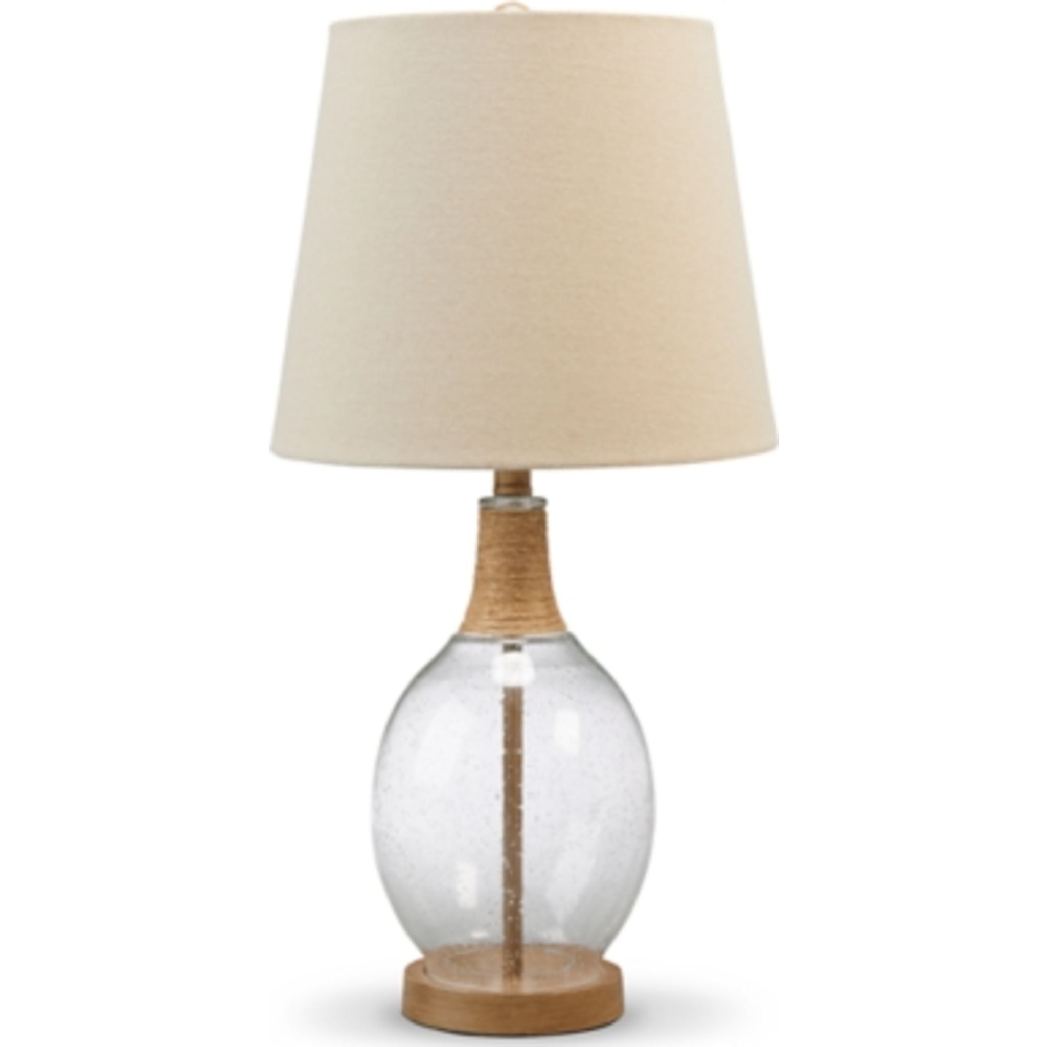 Clayleigh Table Lamp Set of 2 - Modern Bedside Nightstand Lamps with Fabric Shades for Living Room, Bedroom & Office Decor