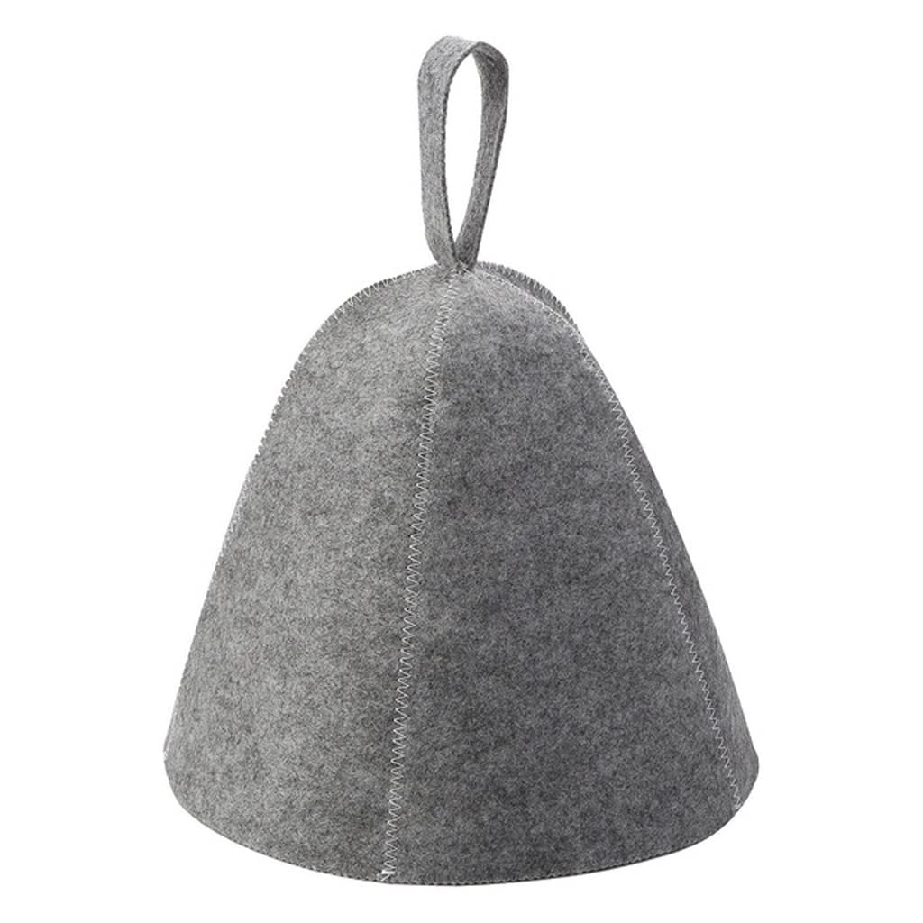 Anti-Heat Sauna Hat | Thickening Shower Cap & Hair Turban | Quick Dry Bath Towel Hat | Grey One Size | Perfect for Spa, Sauna & Hair Care Routine