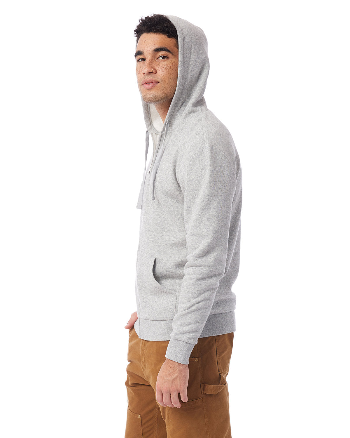 Alternative 8805PF Unisex Eco-Friendly Fleece Zip Hoodie - Warm & Cozy Pullover for Men & Women - Perfect for Outdoor Activities, Casual Wear & Lounge Comfort