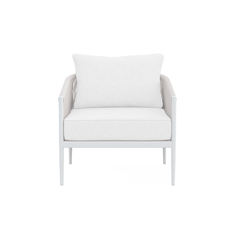 Catalina Outdoor Club Chair - Waterproof Wicker Patio Lounge Chair with Cushion - Perfect for Poolside, Garden, Deck, and Backyard Relaxation