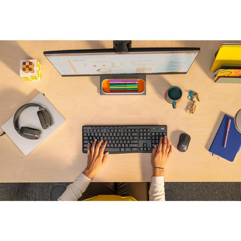 Logitech MK370 Wireless Keyboard and Mouse Combo - Business Edition for Office, Home, and Remote Work