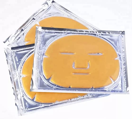 3-Piece Gel Neck & Face Mask Set - OEM Jelly Repair Hydrogel Crystal Whitening & Anti-Wrinkle Treatment for Skin Care | Perfect for Spa Days, At-Home Relaxation & Nighttime Skincare Routine