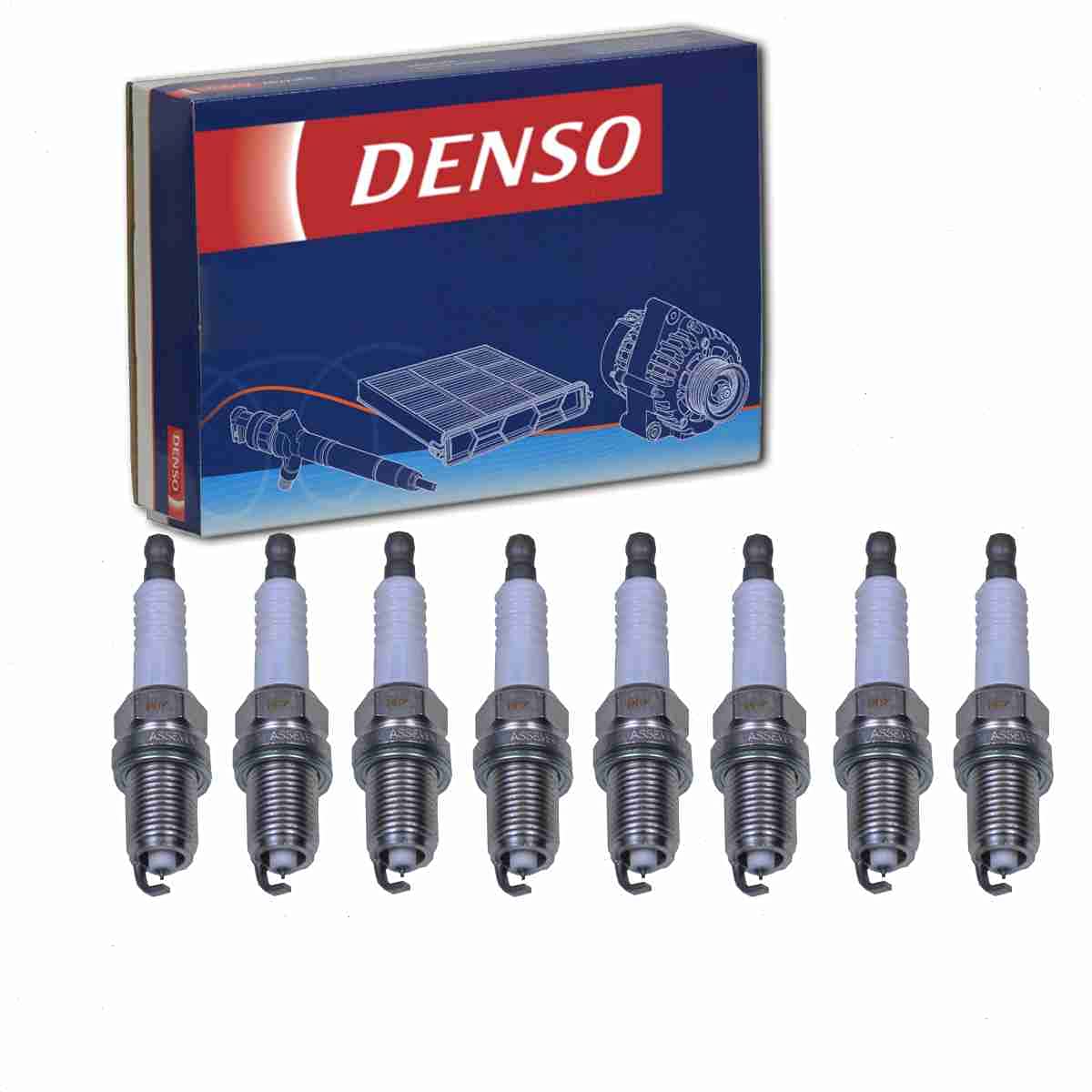 DENSO Iridium Long Life Spark Plugs - 8 Pack - Compatible with Lexus LS400 4.0L V8 (1990-2000) - High Performance Spark Plugs for Improved Fuel Efficiency & Engine Power - Perfect for Daily Driving & Performance Upgrades