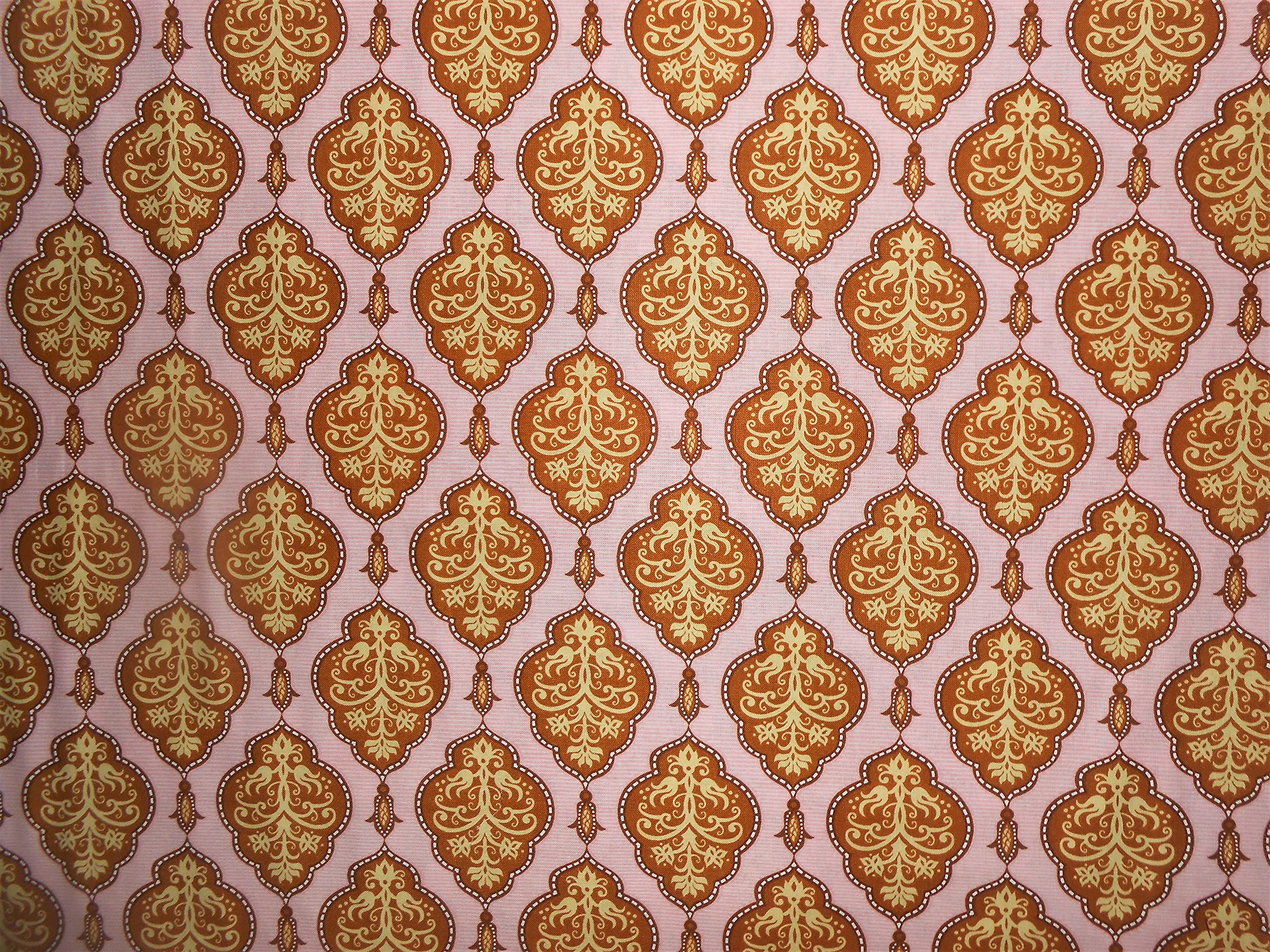 Material Maven Easy Quilt Kit - Elegant Star Peach Tree Precut Fabric for DIY Sewing & Quilting | Perfect for Beginners, Home Decor & Gift Making