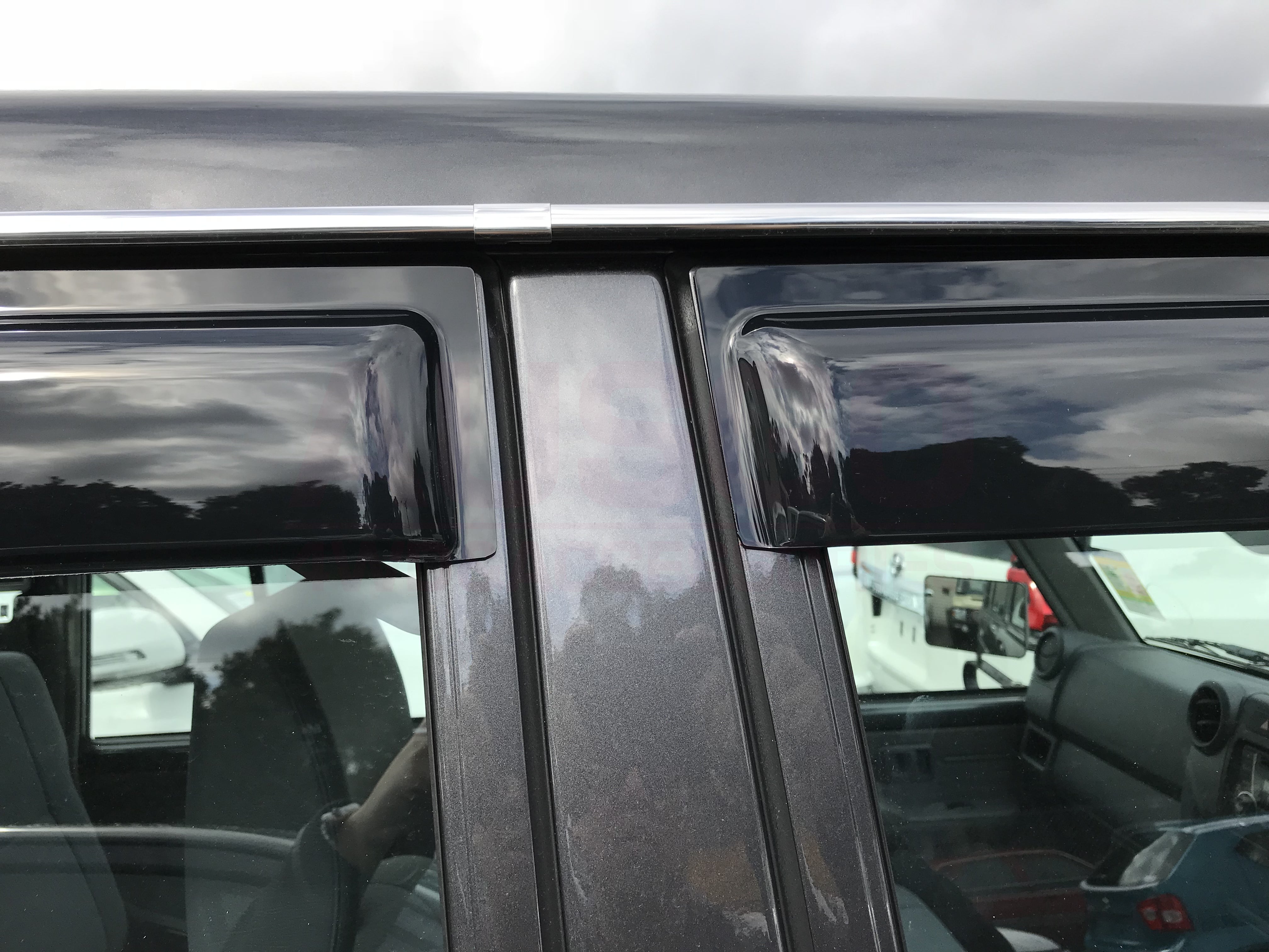 Premium Weather Shields for Toyota Land Cruiser 70/76/79 Series (2007-Present) - Durable Rain Guards & Wind Deflectors for Off-Road Protection & Comfort