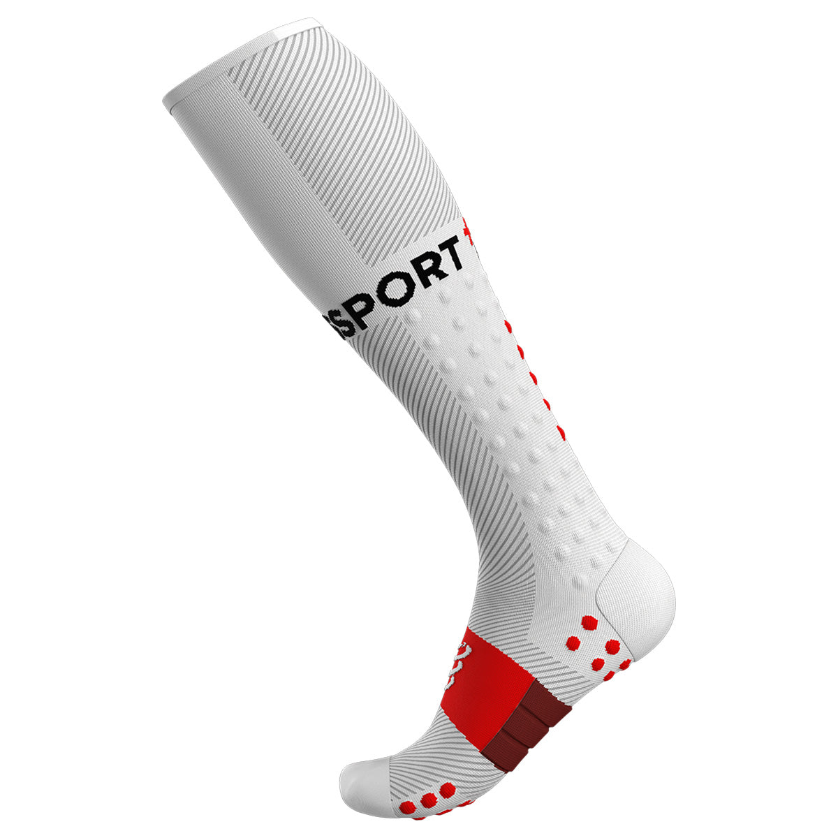 Compressport Full Run Socks - Performance Running Socks for Men & Women - Breathable & Supportive Athletic Socks for Marathon, Training & Sports - Ideal for Runners, Athletes & Fitness Enthusiasts