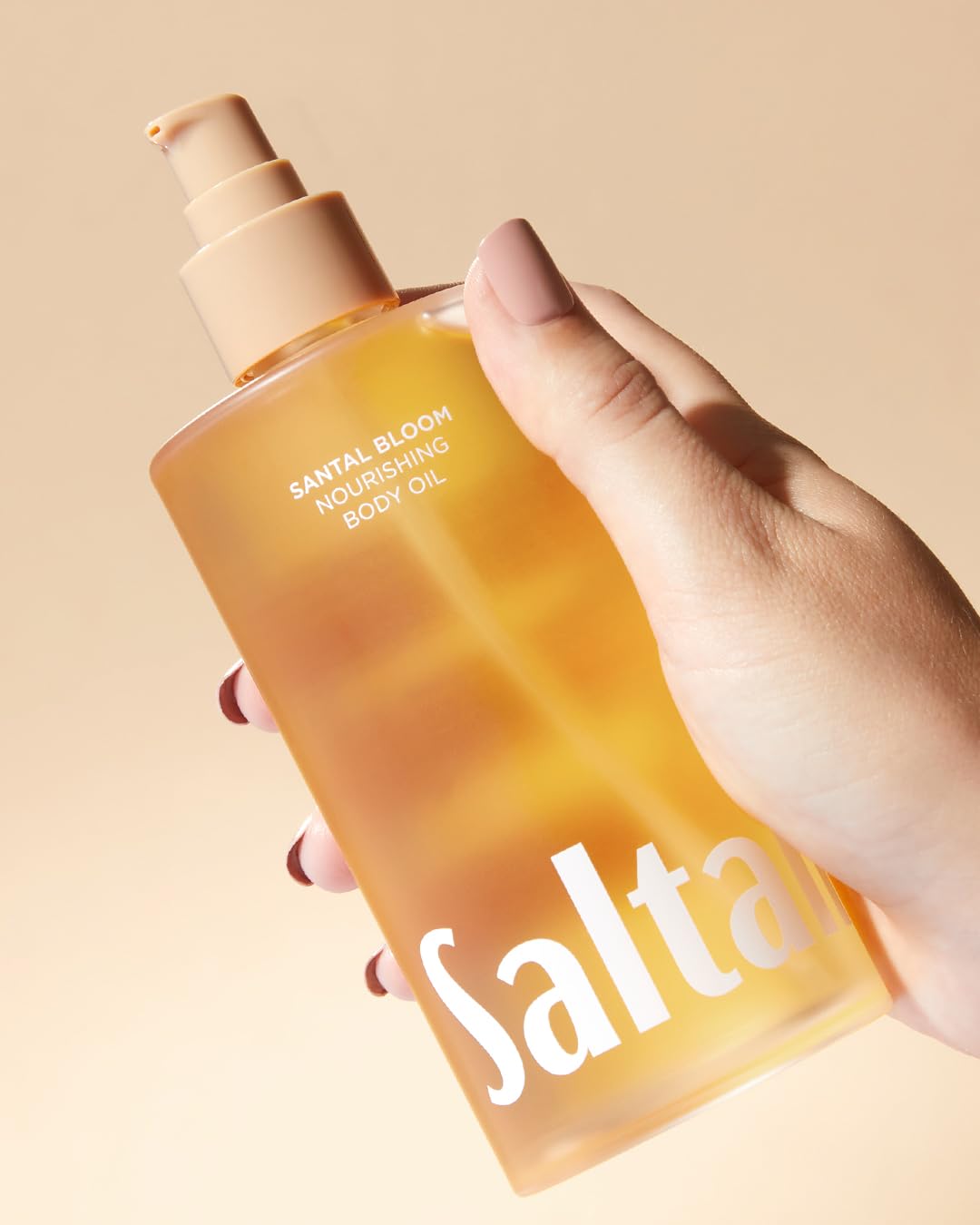 Santal Bloom Body Oil by Saltair - Jumbo Size 10 Fl Oz | Nourishing & Hydrating Moisturizer for Dry Skin - Perfect for Massage, After Shower & Daily Skincare Routine