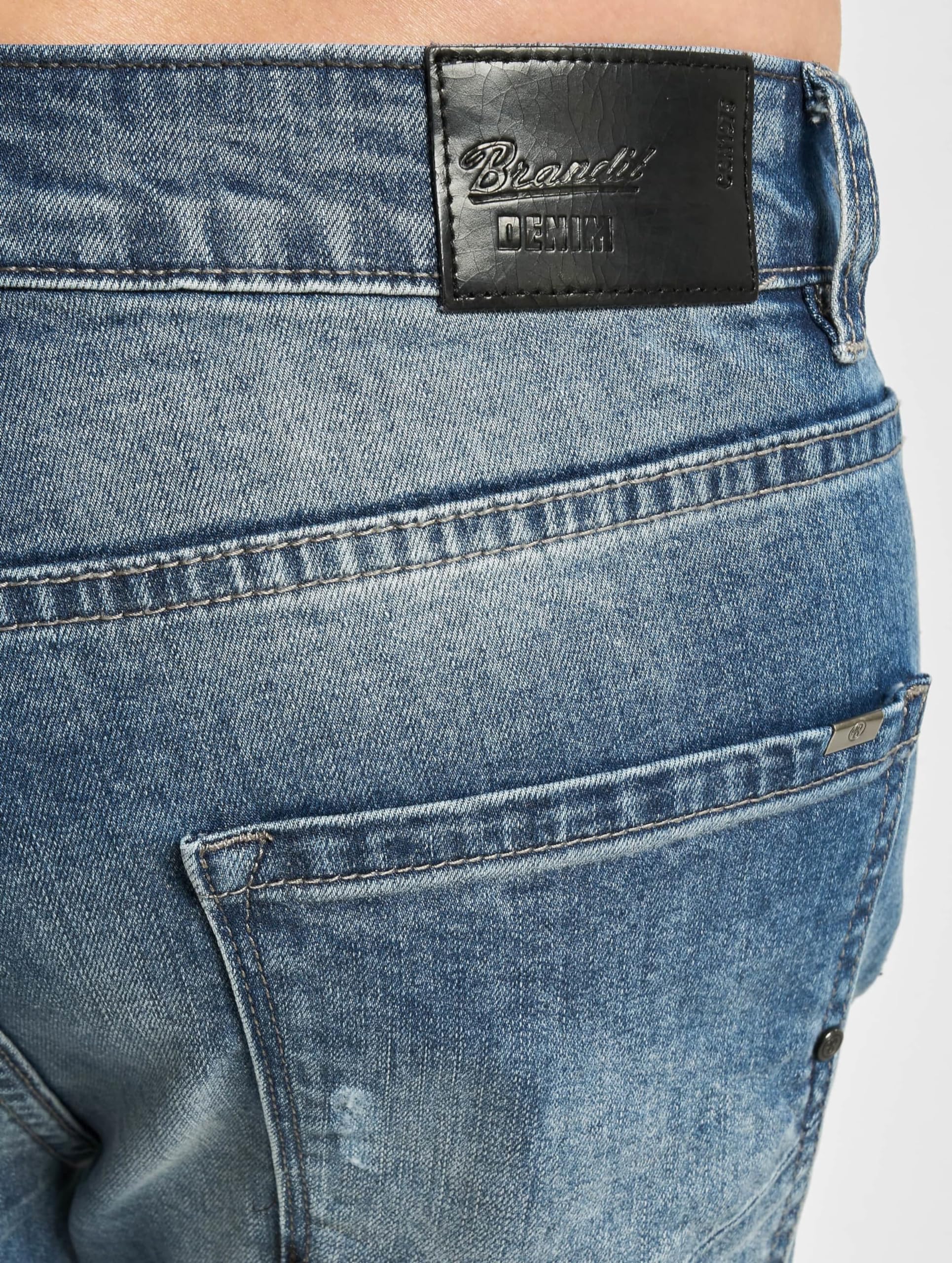 Men's Will Denim Jeans - Classic Blue Straight Fit Stretch Comfortable Jeans for Casual Wear & Everyday Outfits