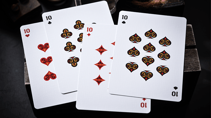 The Secret Playing Cards - Scarlet Edition | Premium Collectible Deck for Magic Tricks & Card Games | Perfect for Poker, Blackjack & Cardistry Performances