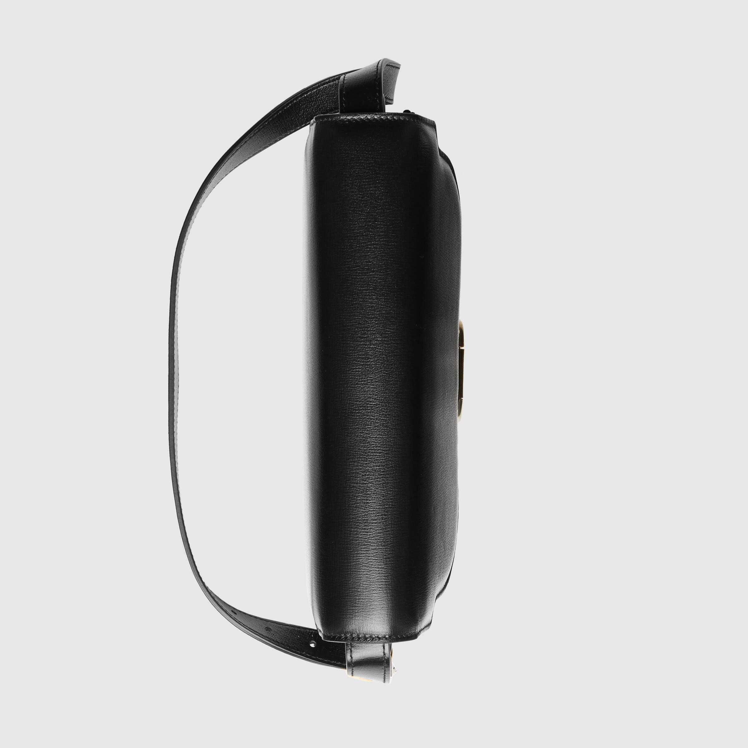 Gucci Small Leather Shoulder Bag for Women - Black Crossbody Purse | Perfect for Work, Travel & Evening Out