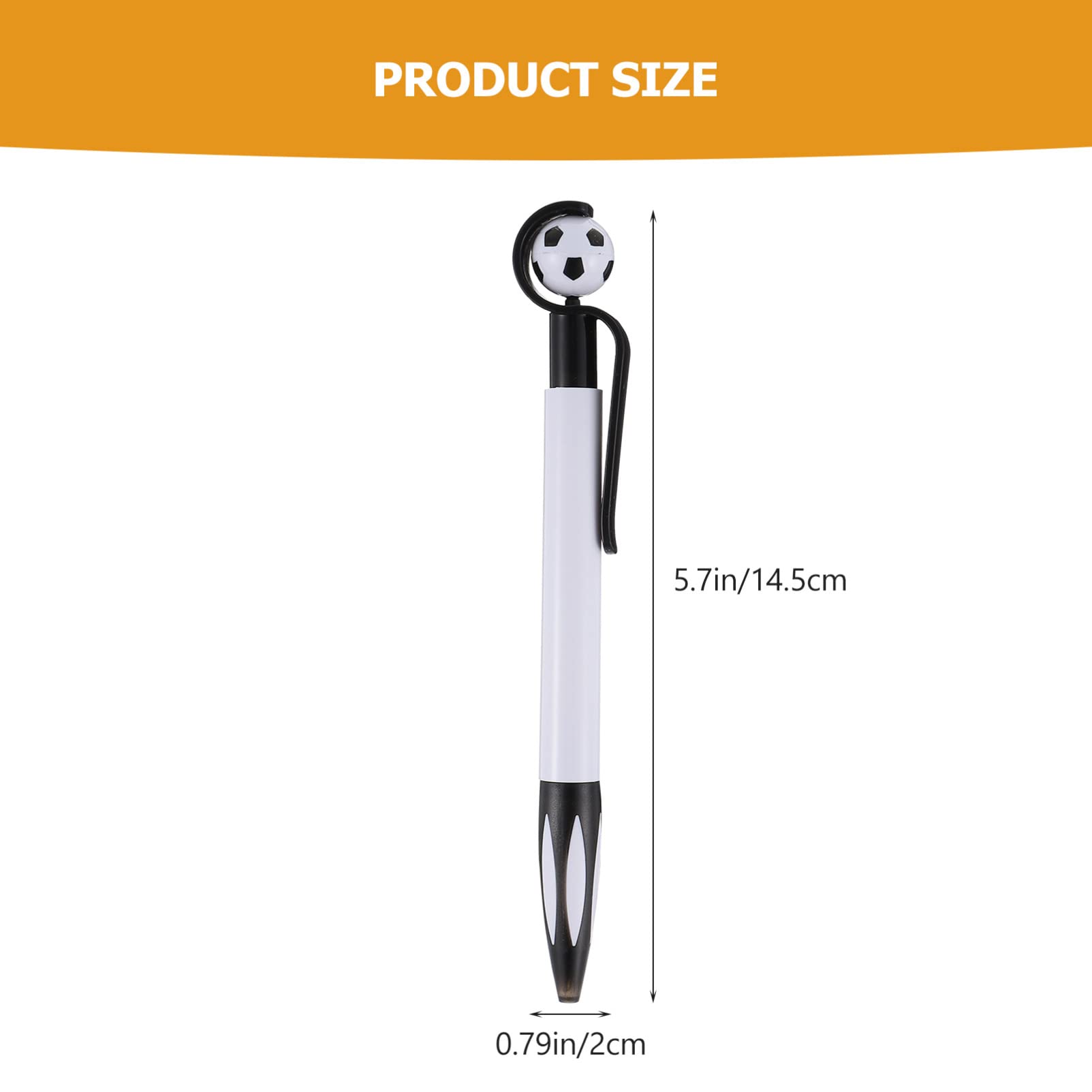 Operitacx 18-Pack Soccer Themed Ballpoint Pens - Plastic Football Party Favors, Promotional Pens for Sports Events, School Crafts & Office Supplies - Perfect for Soccer Games, Team Gifts & Party Decorations