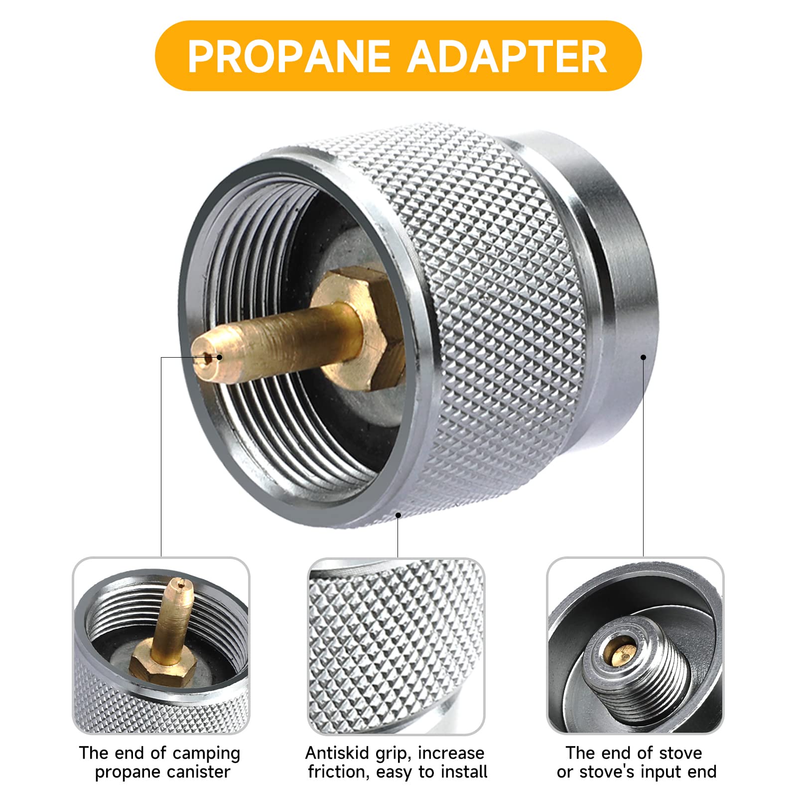 SAN LIKE Camping Stove Adapter for Outdoor Cooking & Hiking