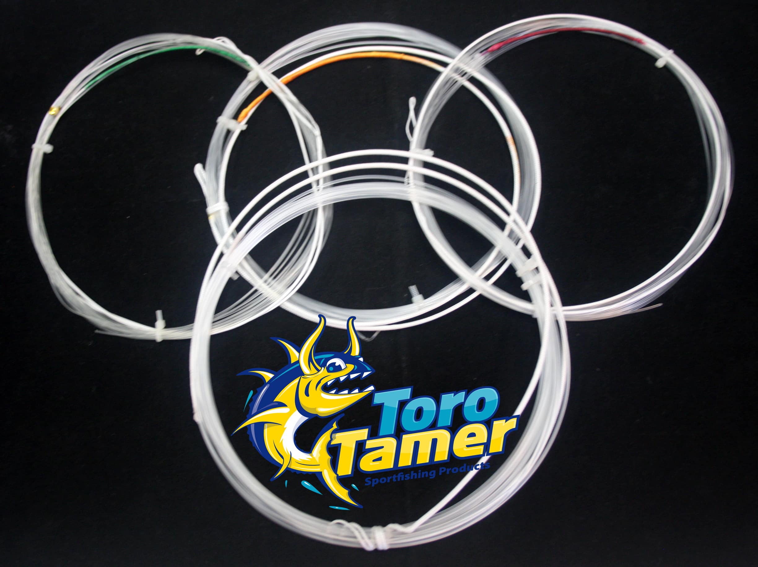 **Toro Tamer Fluorocarbon Wind-On Fishing Leaders - 25ft (7.6m) - High-Strength Saltwater & Freshwater Leaders for Offshore & Inshore Fishing**    *(Perfect for Trolling, Bottom Fishing, and Big Game Angling)*