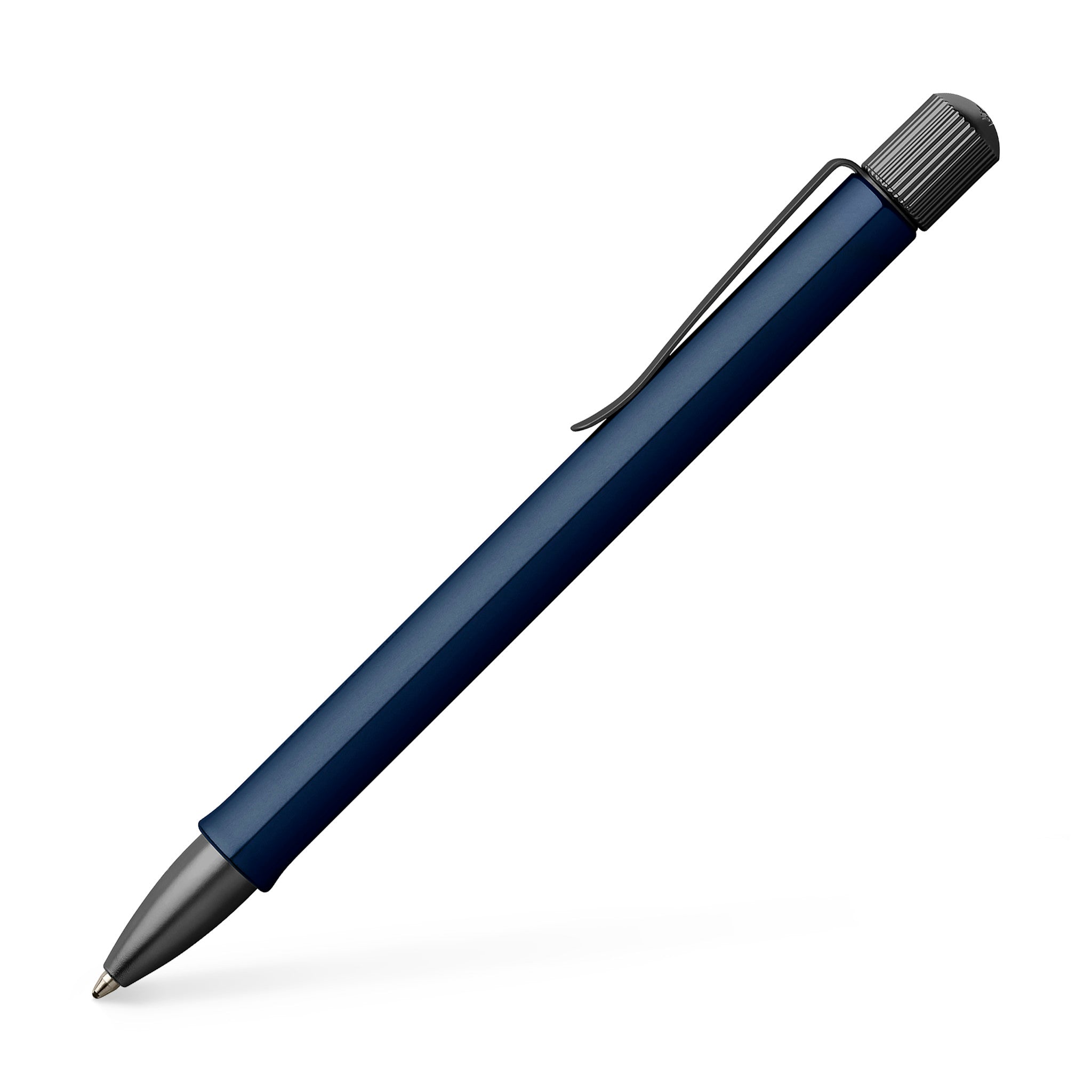 HEXO Blue Ballpoint Pen - Smooth Writing, Comfort Grip - Perfect for Office, School & Note Taking (Model #140544)