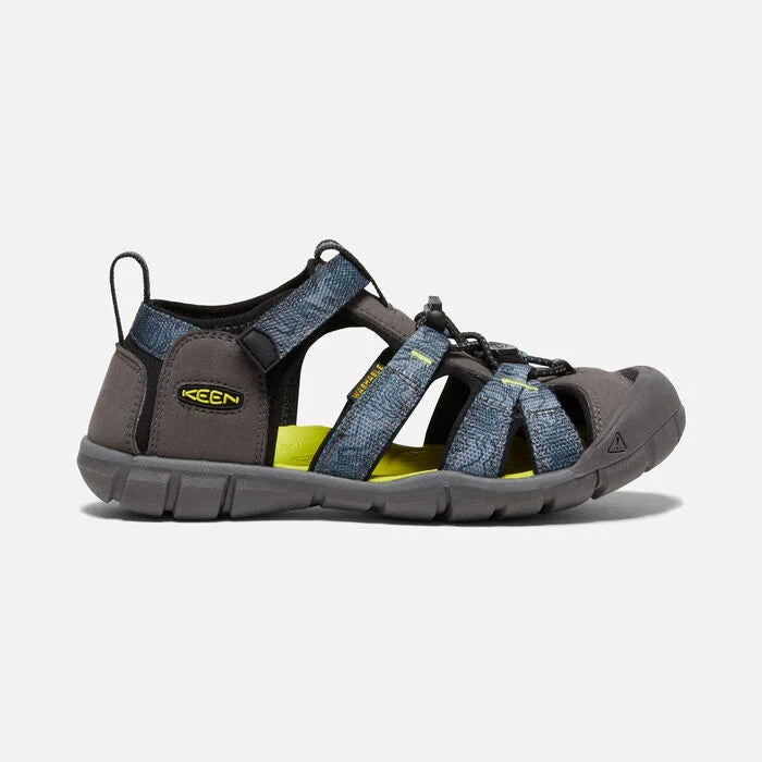 Keen Magnet/Evening Primrose Seacamp II CNX Youth Sandals - Comfortable Waterproof Hiking Shoes for Boys & Girls - Perfect for Beach, Camping and Outdoor Adventures