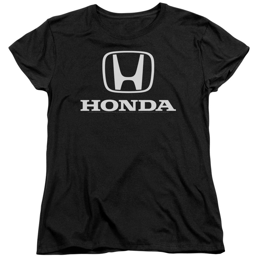 Popfunk Classic Honda Logo Women's T-Shirt - Vintage Inspired Casual Tee for Everyday Wear, Street Style & Motorcycle Enthusiasts