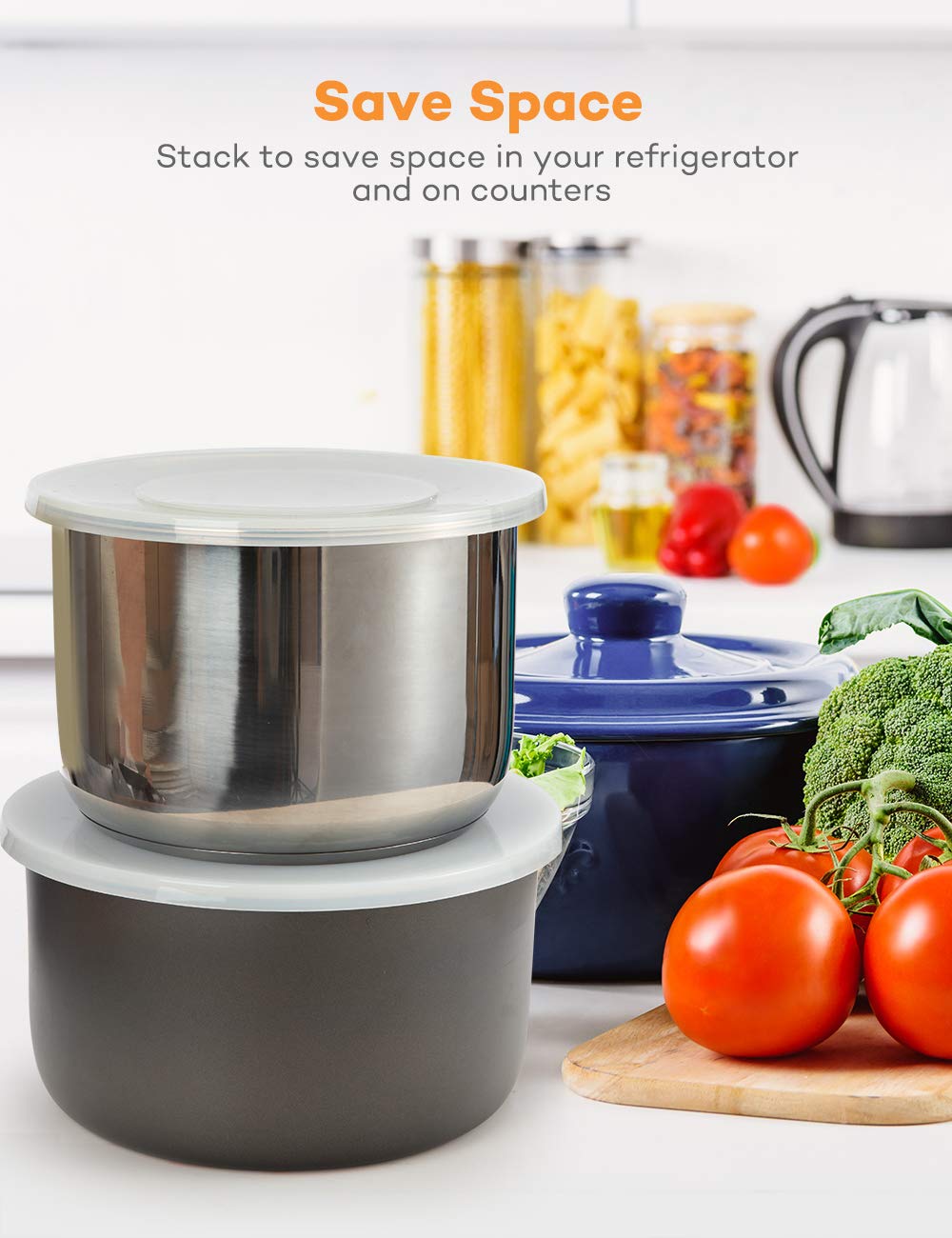 Premium Silicone Lid Inner Pot Cover for Ninja Foodi Pressure Cooker & Air Fryer (5/6.5/8 Quart) - BPA-Free, Heat-Resistant, Universal Fit - Perfect for Meal Prep, Sous Vide & Steam Cooking