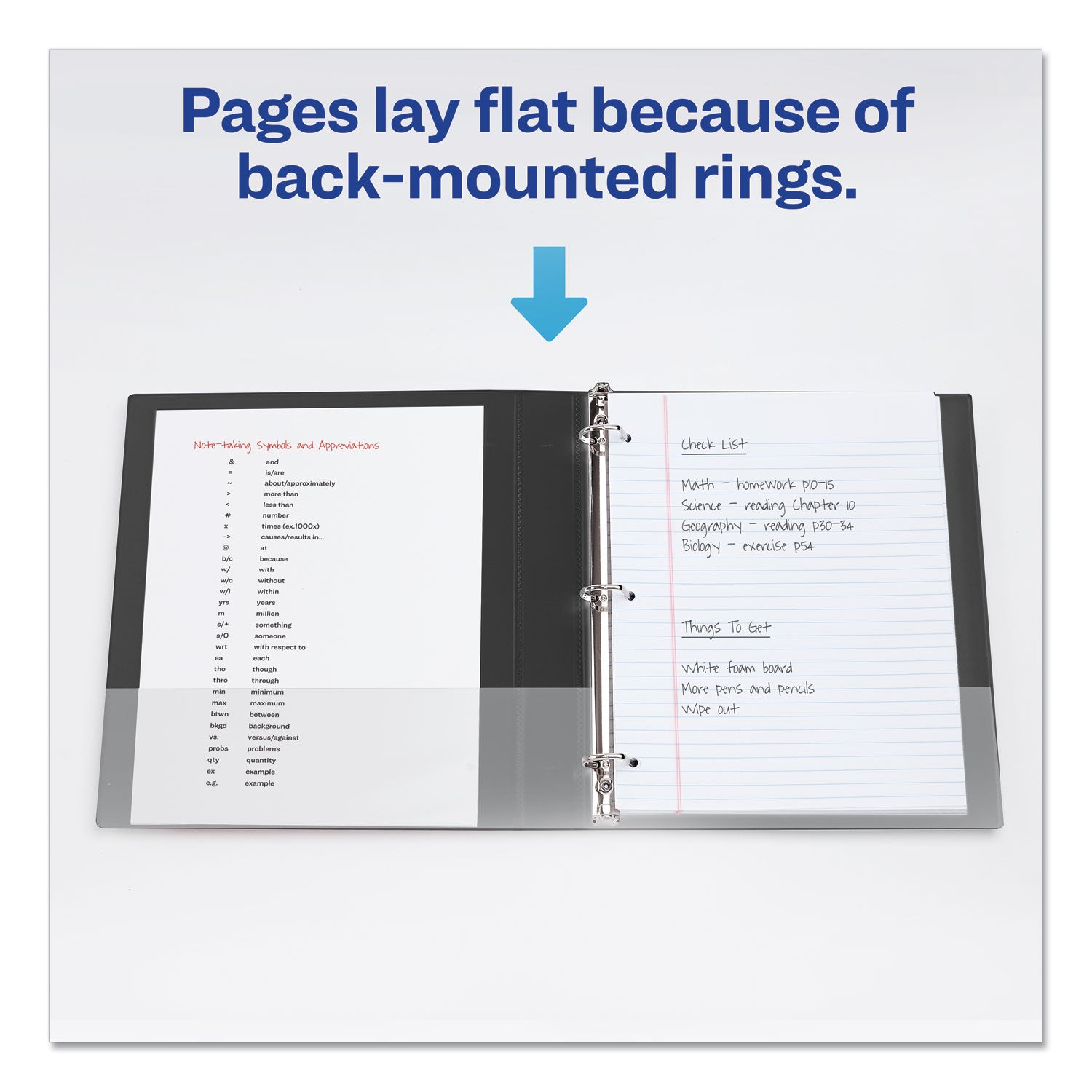 Avery® Durable 3-Ring Binder with DuraHinge™ & Slant Rings - 1