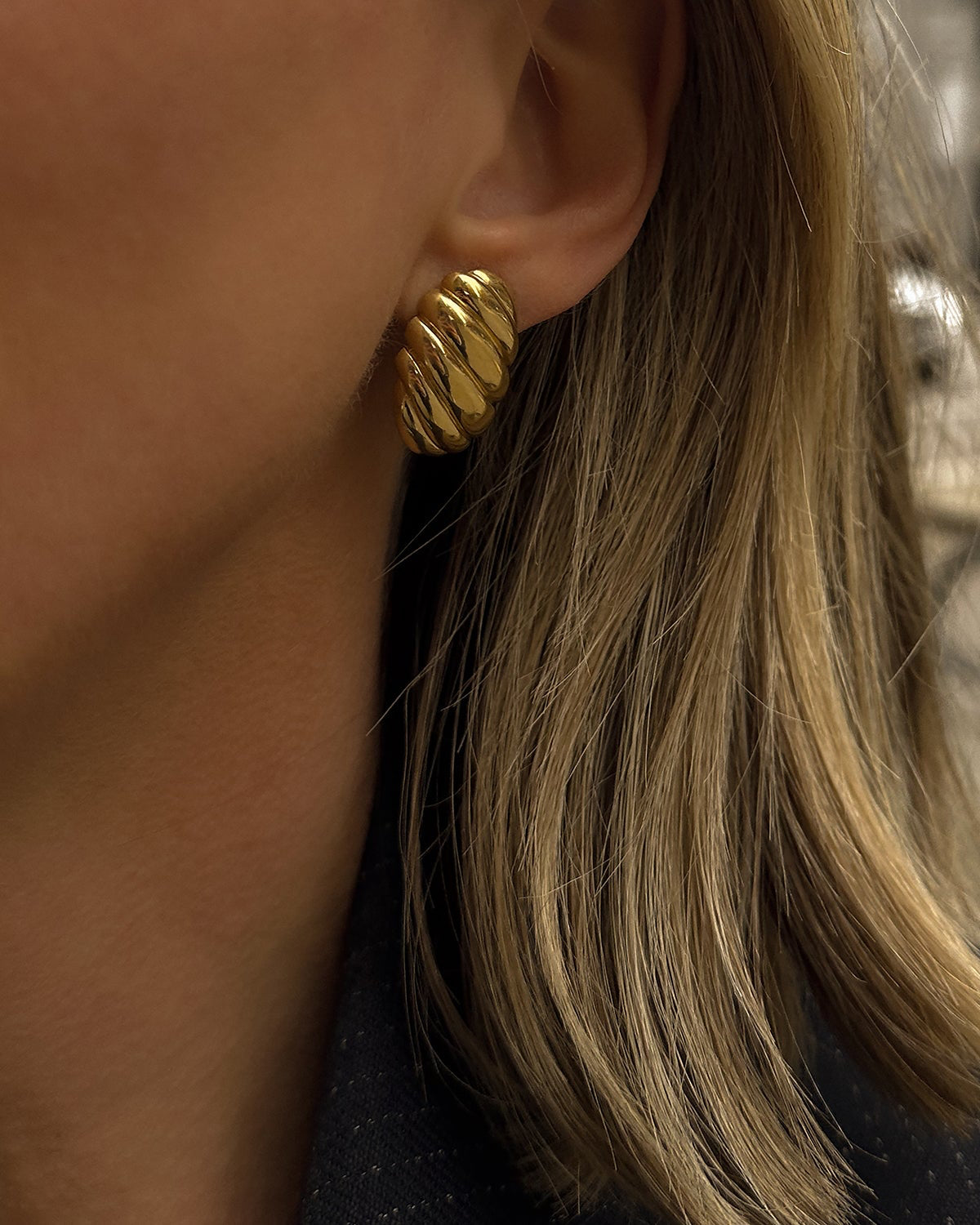 Elegant Gold Icon Earrings for Women - Trendy Fashion Jewelry Gift for Parties, Weddings & Everyday Wear