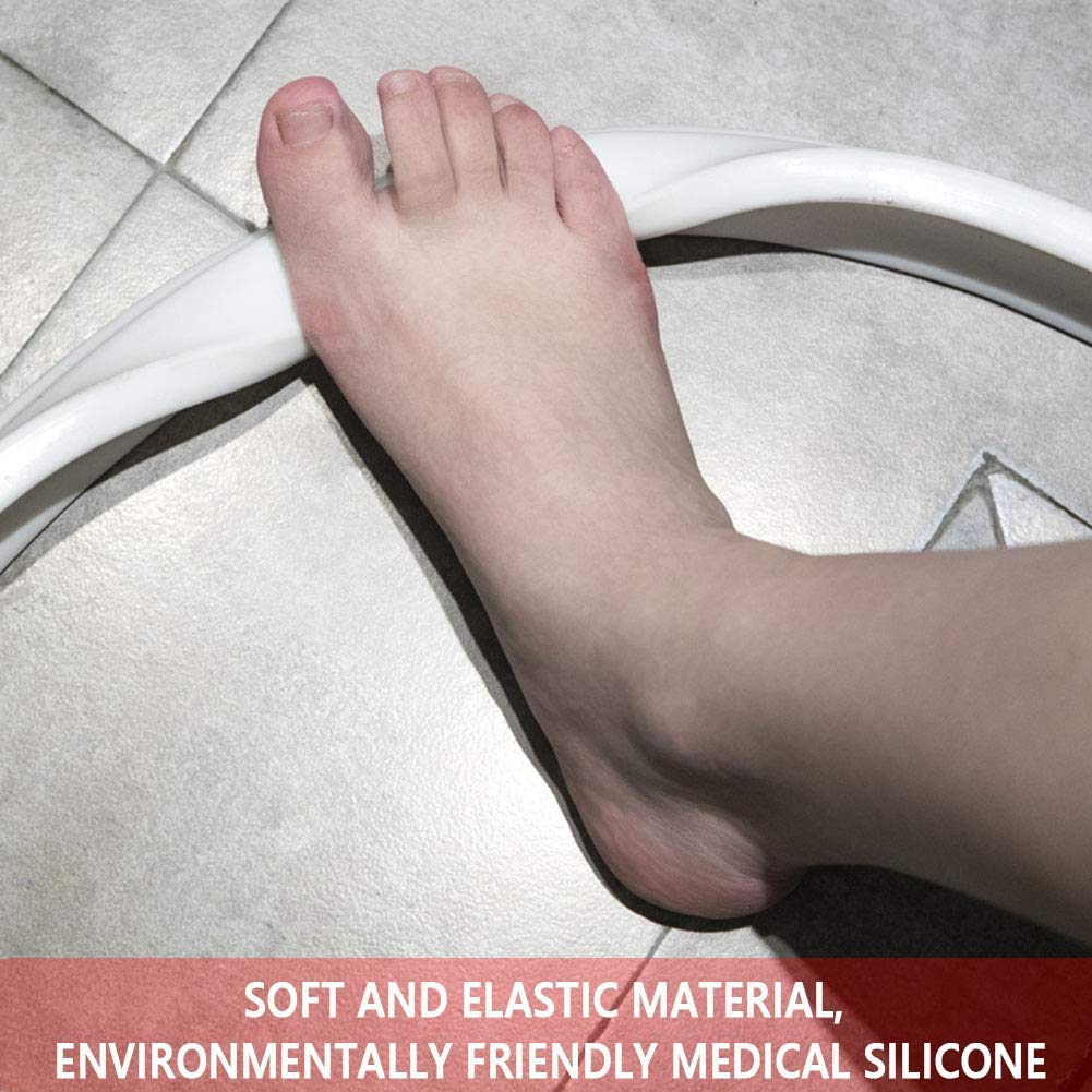 Collapsible Shower Threshold Water Dam - 8ft Adjustable Bathroom Water Stopper Barrier for Flood Prevention, Dry & Wet Separation - Ideal for Bathroom, Kitchen, Shower, and Home Use