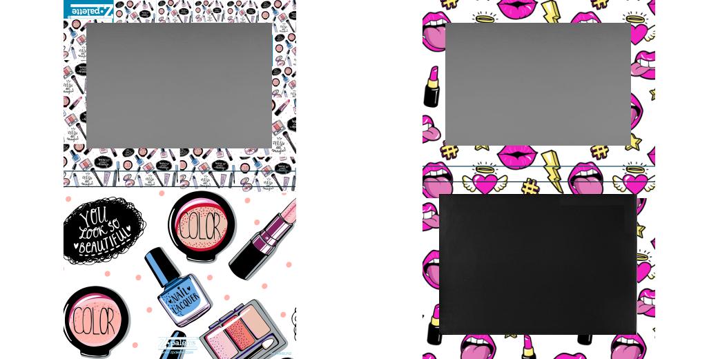 Custom Extra Large Z Palette - Magnetic Makeup Palette for Eyeshadows & Blush - Perfect for Professional Makeup Artists & Travel
