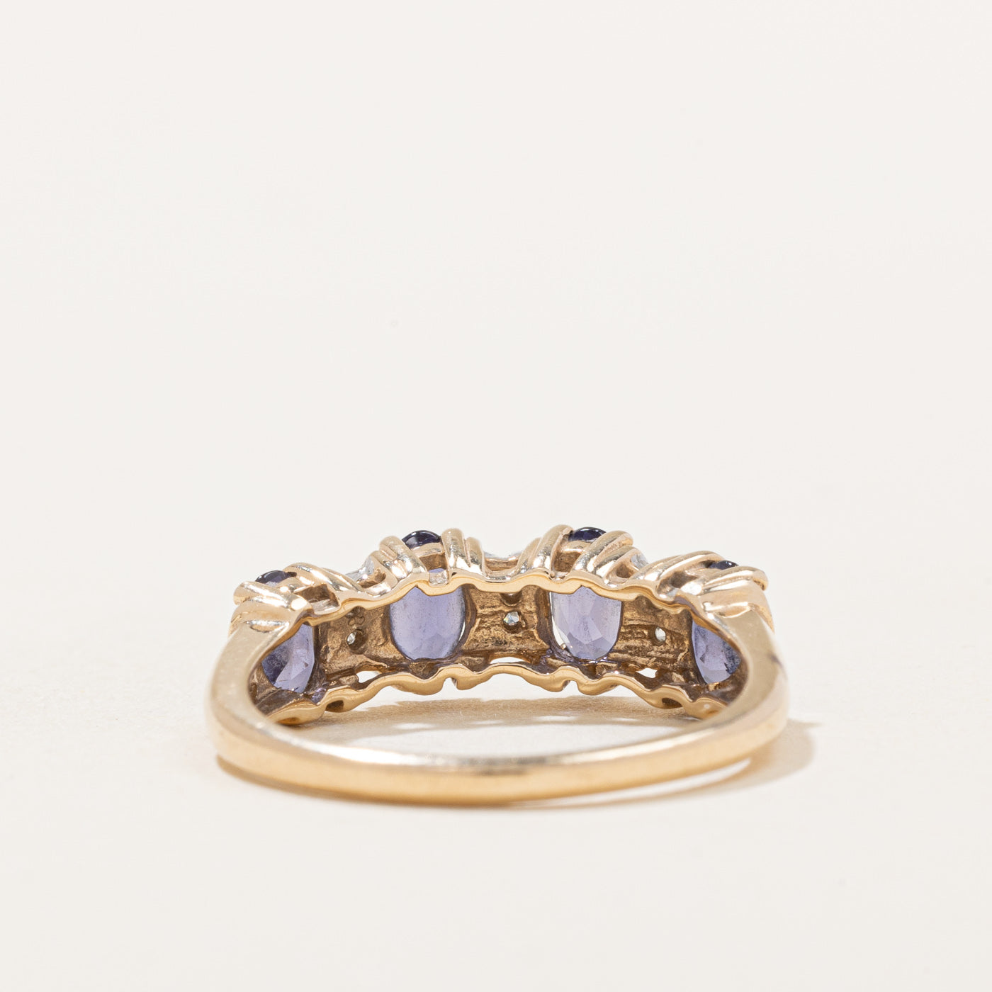Amethyst and Diamond Ring - 0.70ctw Amethyst with 0.04ctw Diamonds - Size 5.75 - Elegant Purple Gemstone Jewelry for Women - Perfect for Engagement, Anniversary & Special Occasions