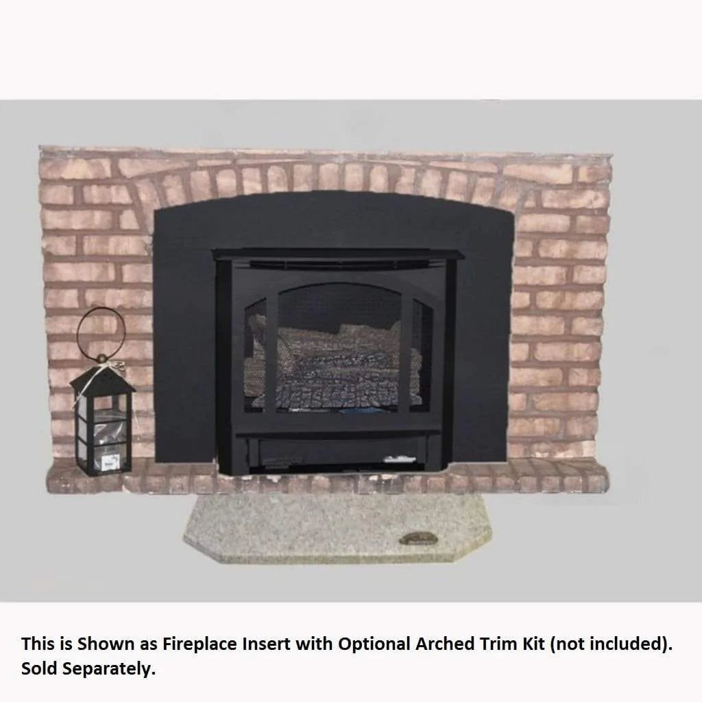 Buck Stove Model T 33 Gas Stove with Legs & Blower - High Efficiency Heating for Home, Cabin & RV - NV T 33 - Perfect for Indoor & Outdoor Use