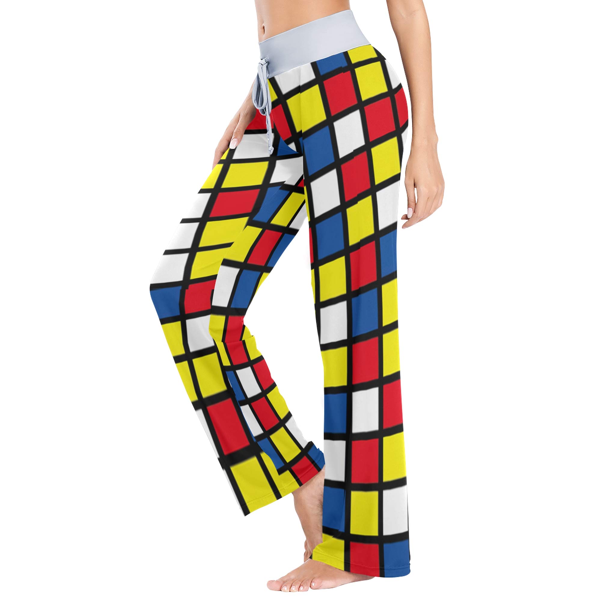 Women's Loose Casual Comfy Pajama Pants with Drawstring - Wide Leg Palazzo Lounge Pants for Sleeping, Yoga & Home Relaxation