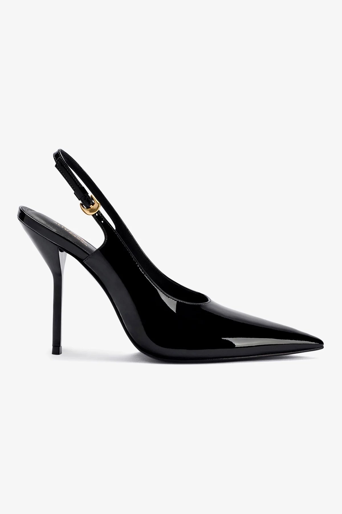 Larroudé x Altuzarra Black Patent Leather Pumps - Elegant High Heel Shoes for Women | Perfect for Office, Parties & Special Occasions