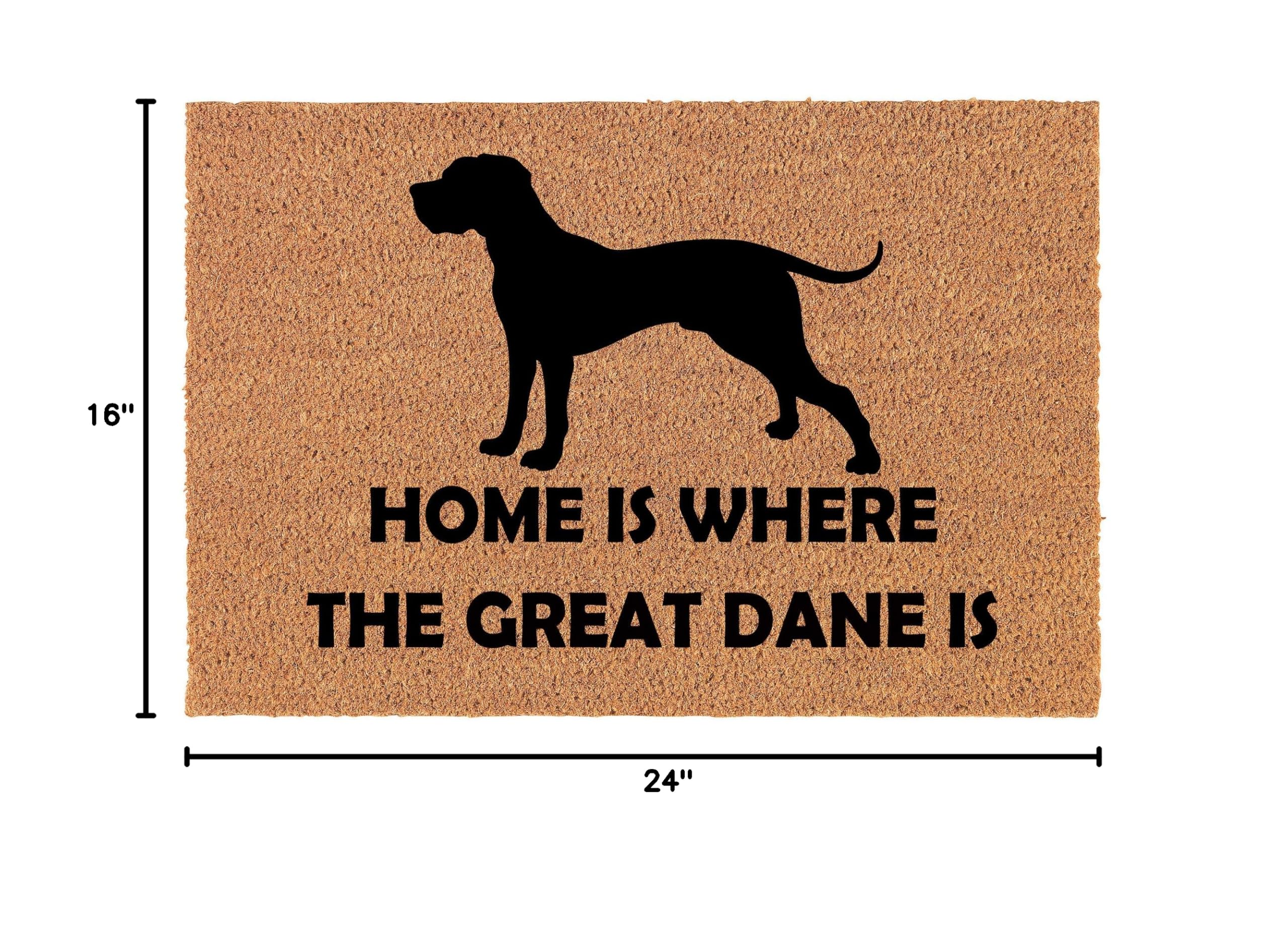 Natural Coir Doormat for Front Door - 24