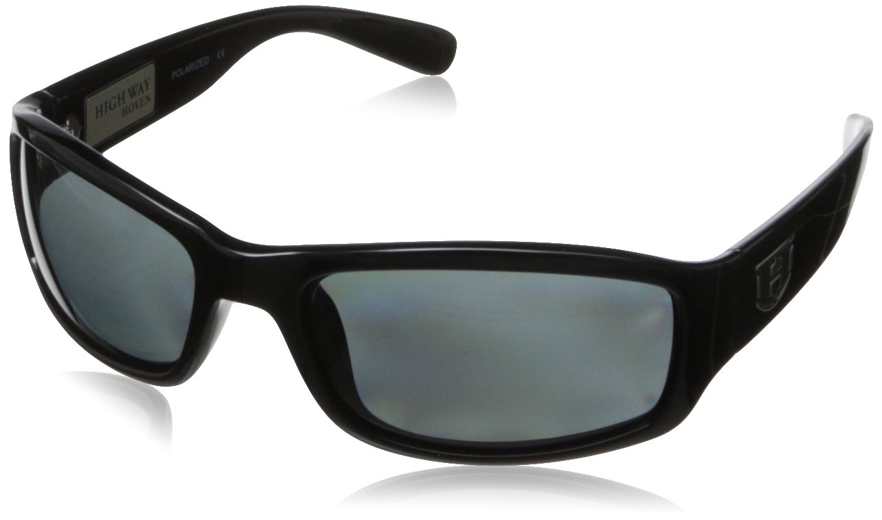 Highway 12-0102 Polarized Rectangular Sunglasses for Men & Women - UV Protection, Anti-Glare, Lightweight - Perfect for Driving, Running, Beach & Outdoor Activities