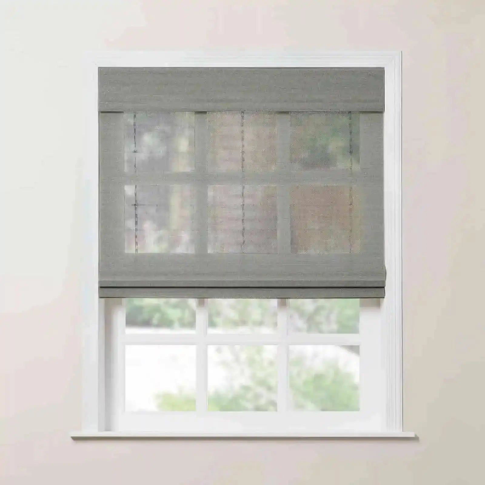 Rae Natural Ramie Bamboo Woven Shades - Series P | Eco-Friendly Window Coverings for Living Room, Bedroom & Patio | Light Filtering & UV Protection