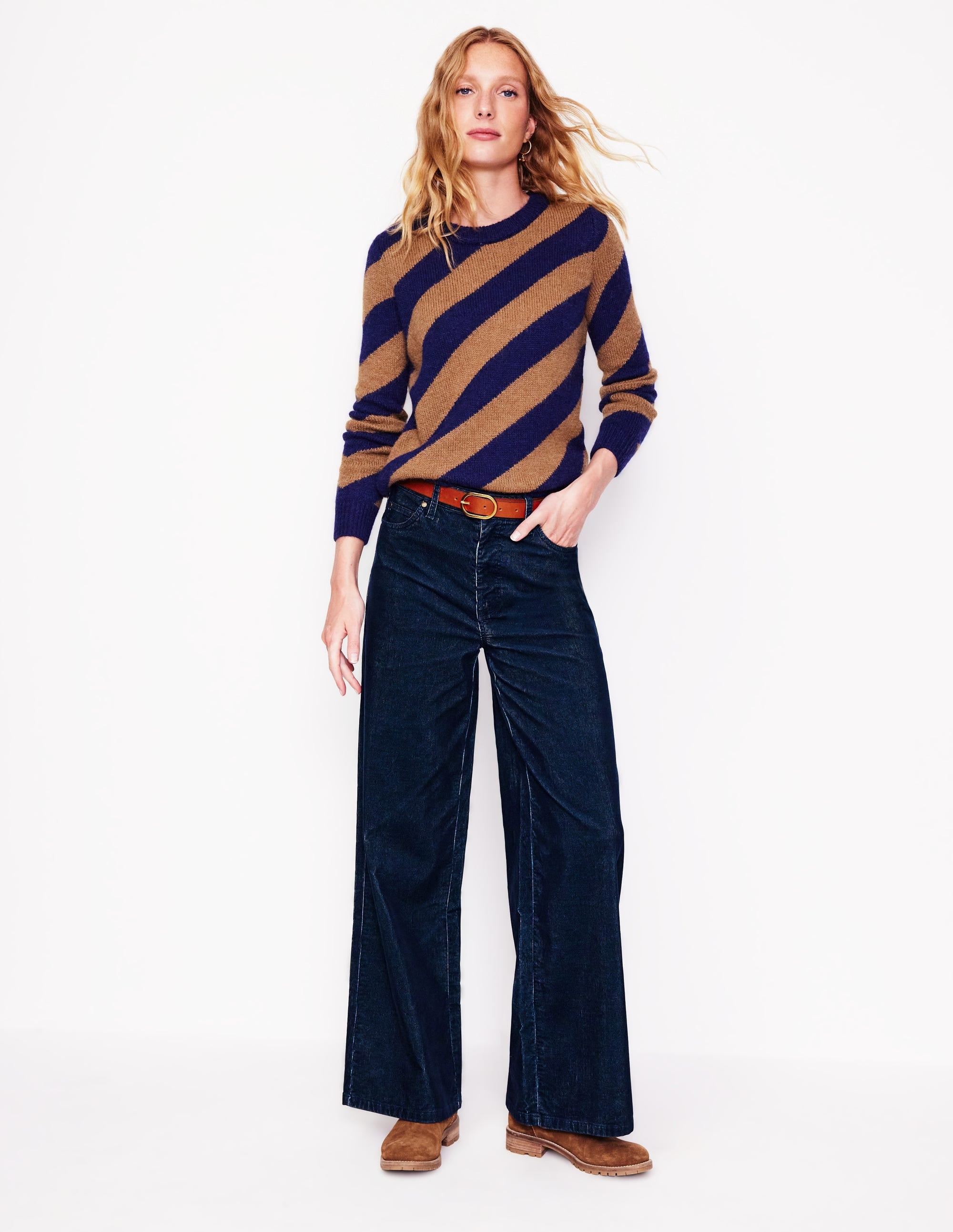 5 Pocket Wide Leg Jeans for Women - Blue Ribbon Denim Pants - Casual & Comfortable for Everyday Wear