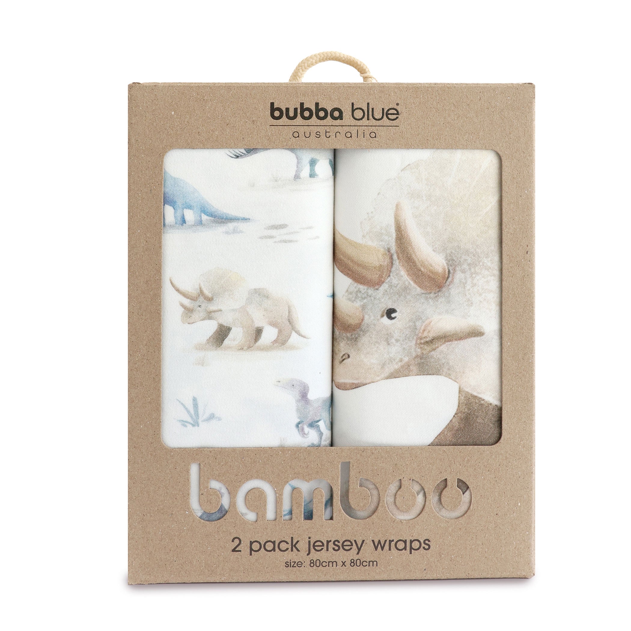 Jurassic Bamboo 2-Pack Jersey Wraps - Soft Bamboo Fabric for Baby Swaddles & Nursing Covers - Perfect for Newborns, Infants & Toddlers